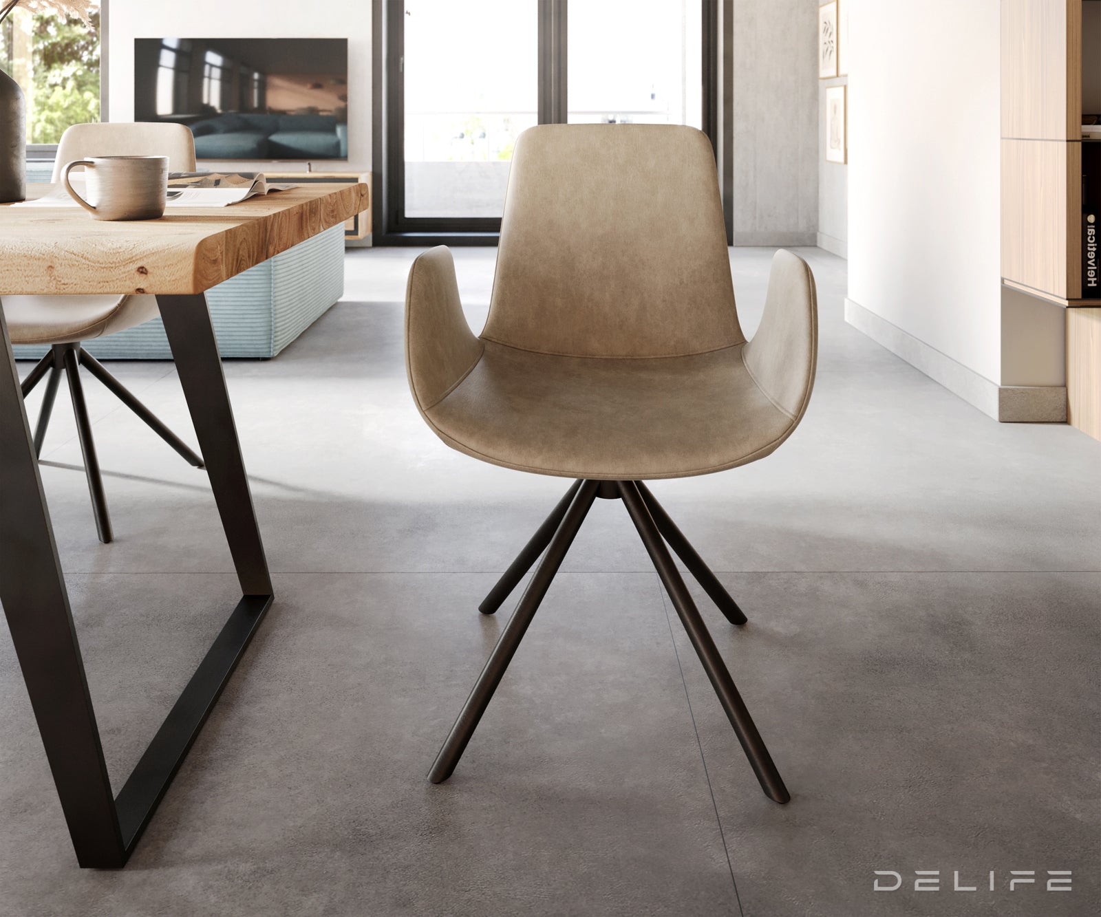 Blagovaonska stolica Ilia, Materijal: Mikrofibra