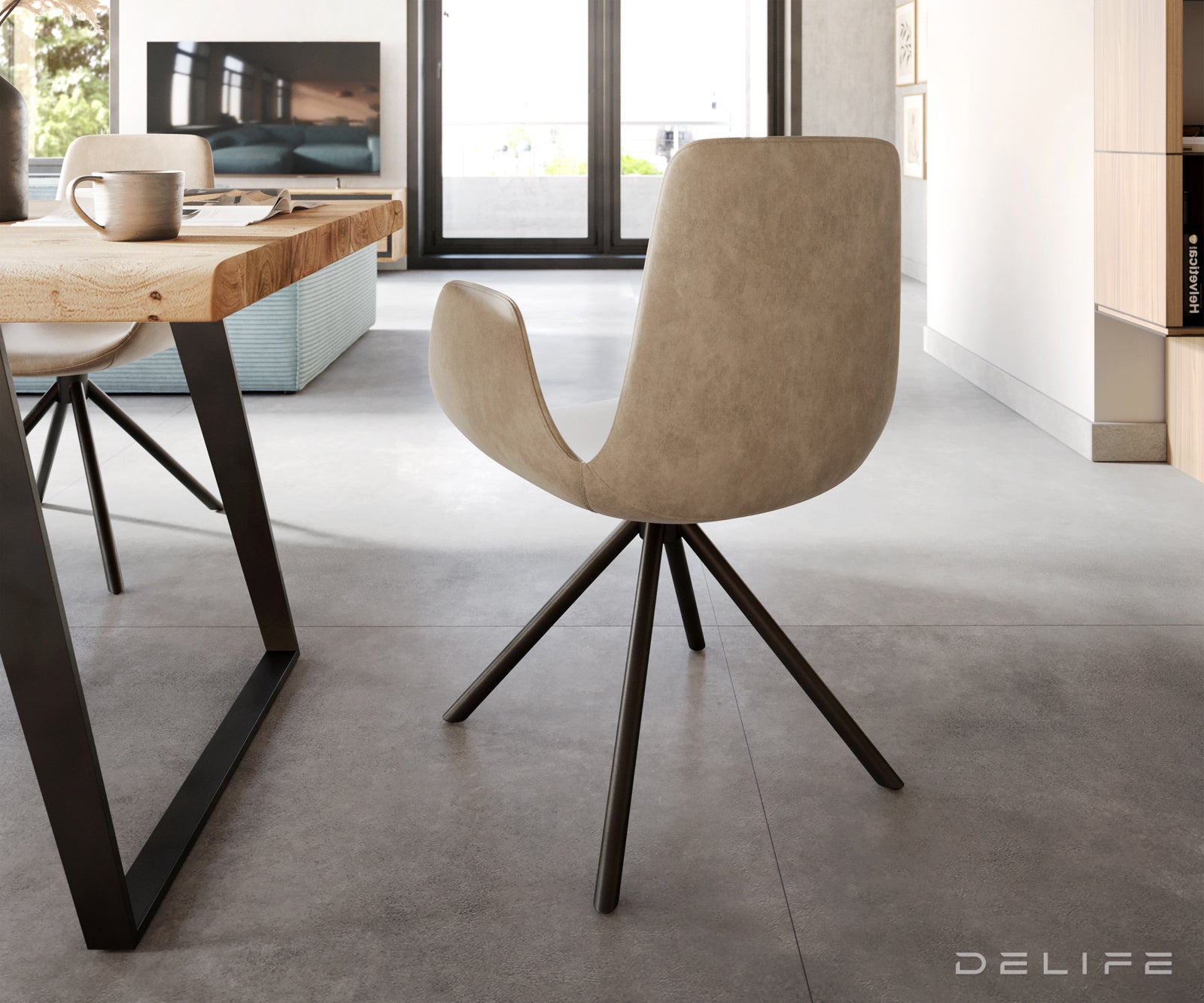 Blagovaonska stolica Ilia, Materijal: Mikrofibra