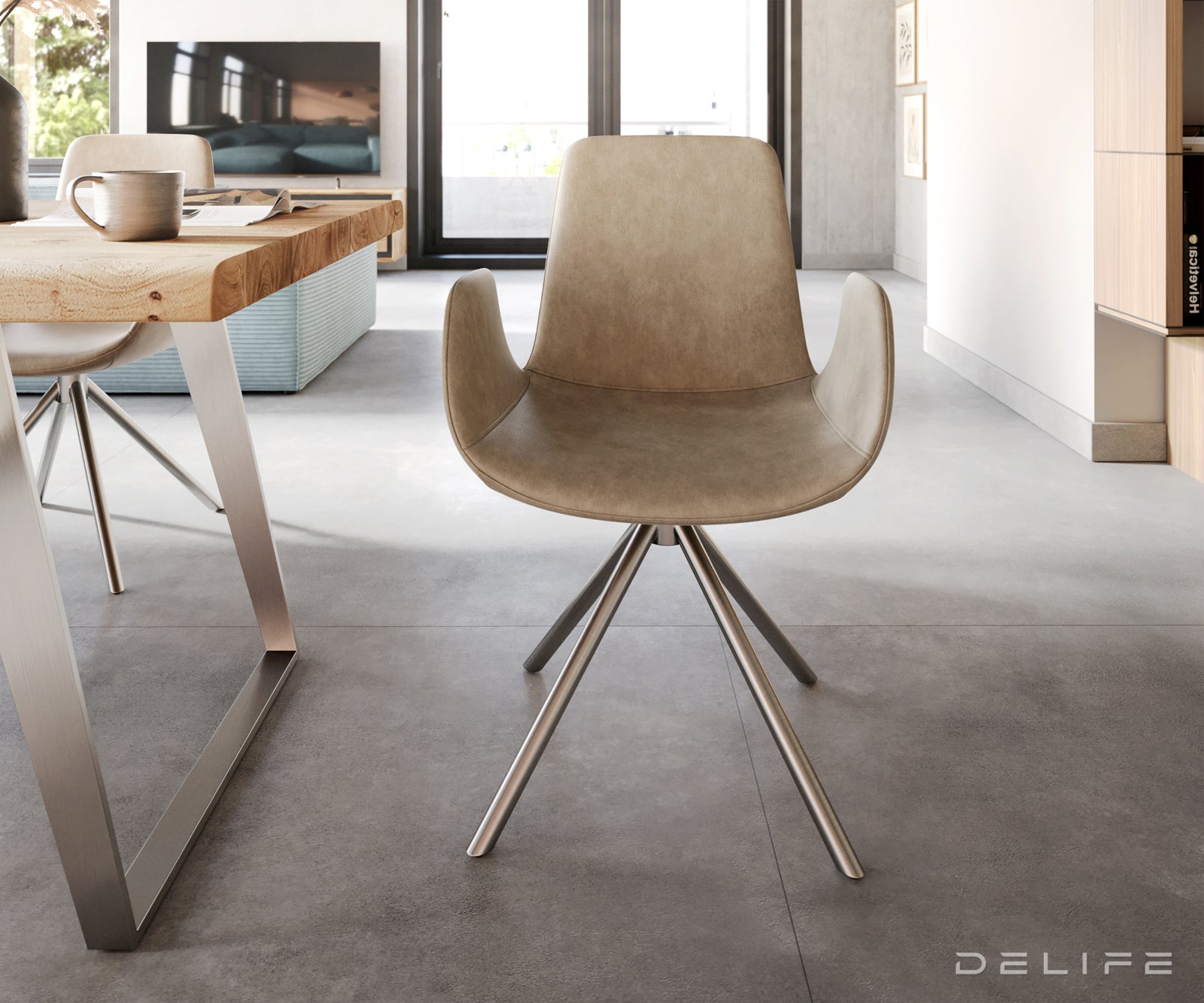 Blagovaonska stolica Ilia, Materijal: Mikrofibra