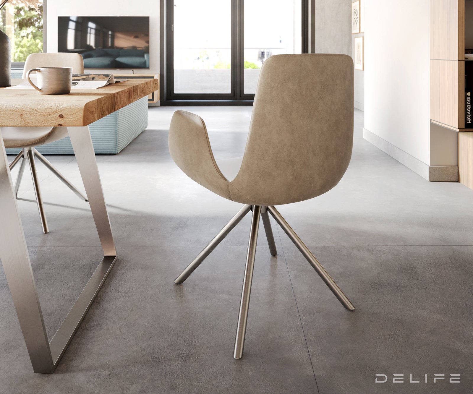 Blagovaonska stolica Ilia, Materijal: Mikrofibra