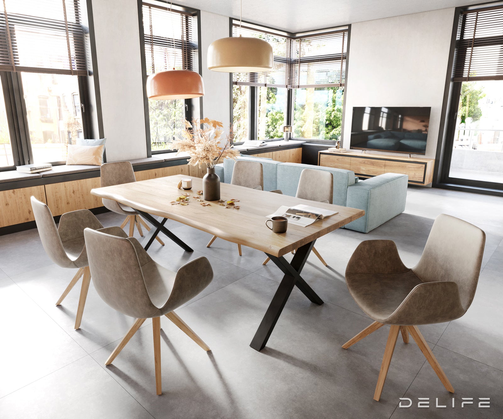 Blagovaonska stolica Ilia, Materijal: Mikrofibra