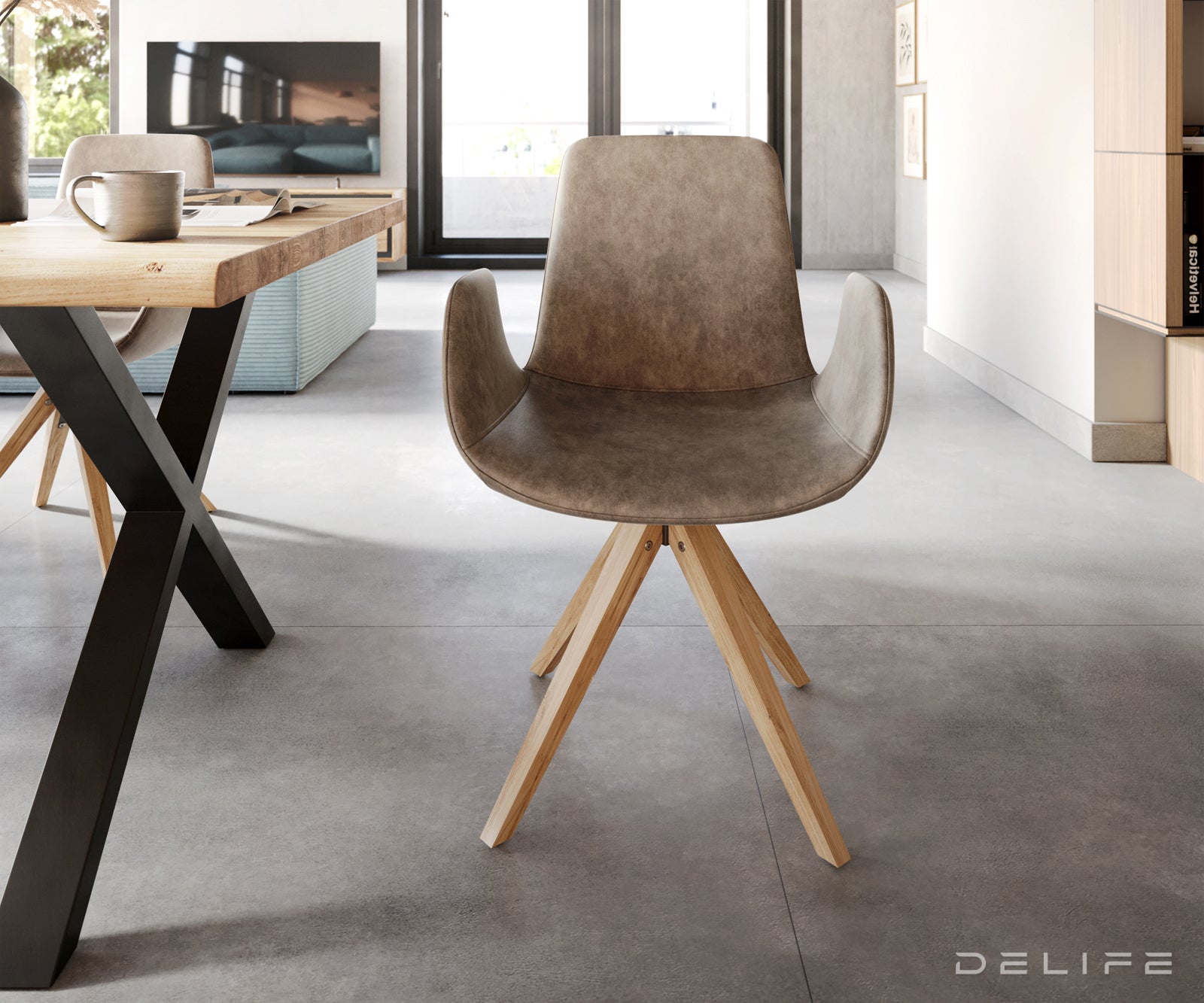 Blagovaonska stolica Ilia, Materijal: Mikrofibra