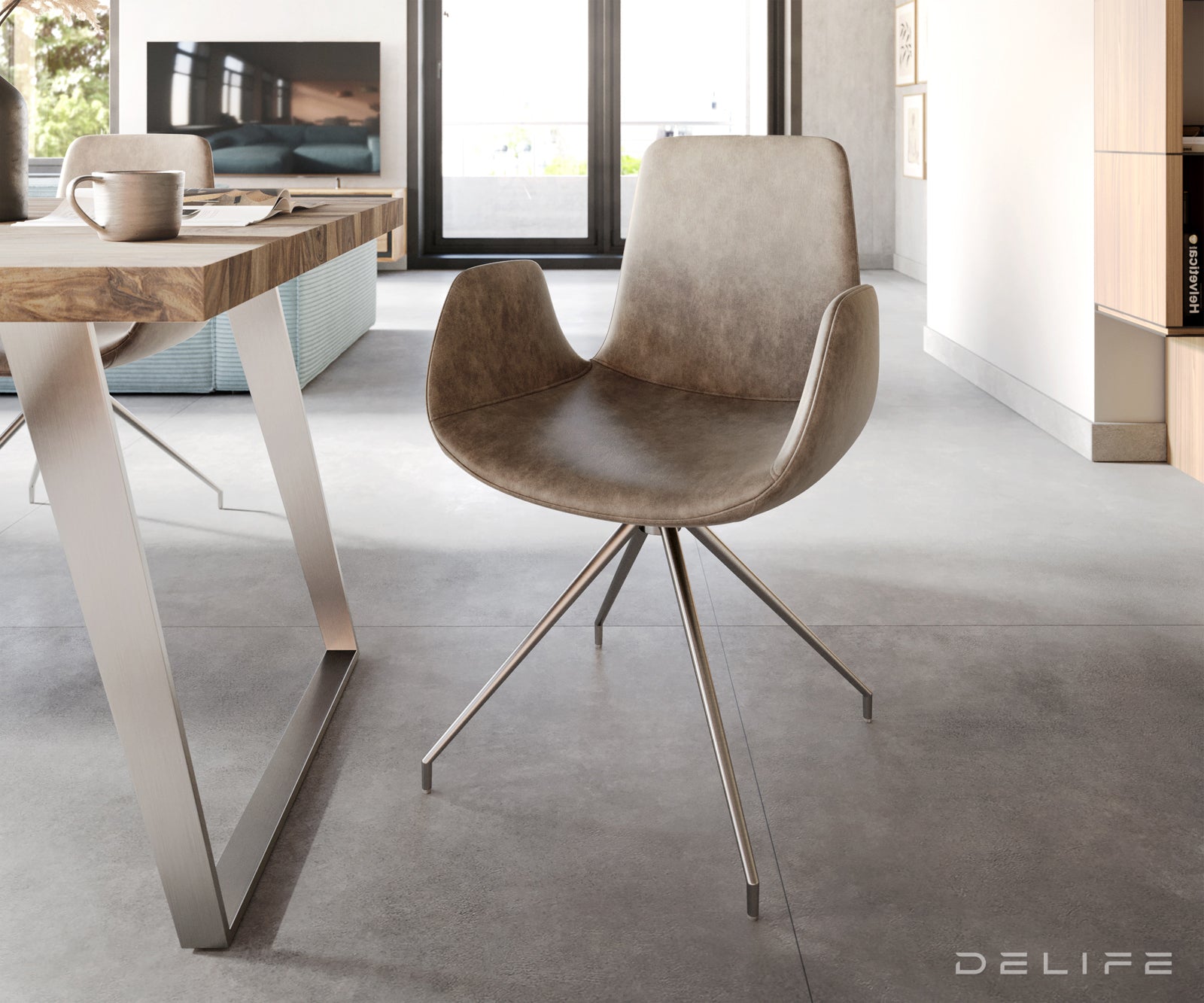 Blagovaonska stolica Ilia, Materijal: Mikrofibra