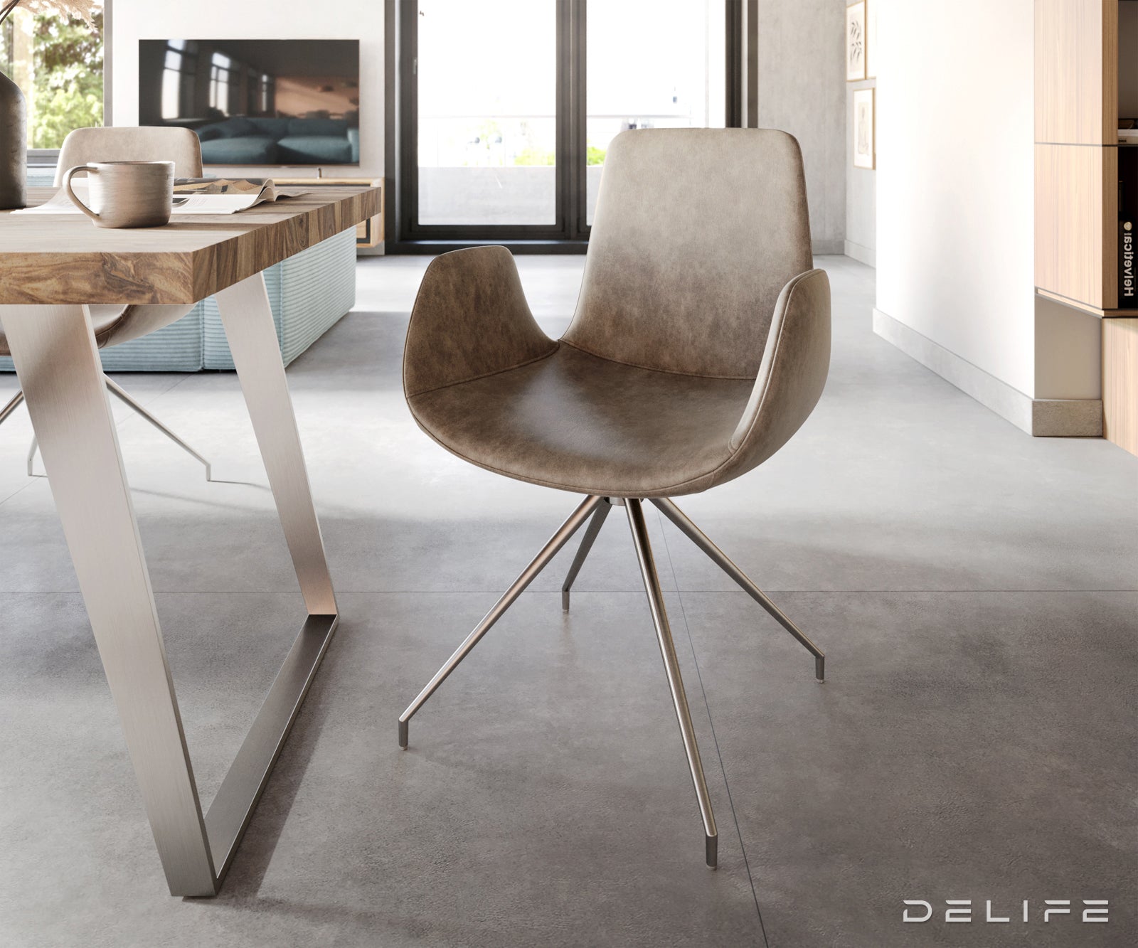 Blagovaonska stolica Ilia, Materijal: Mikrofibra