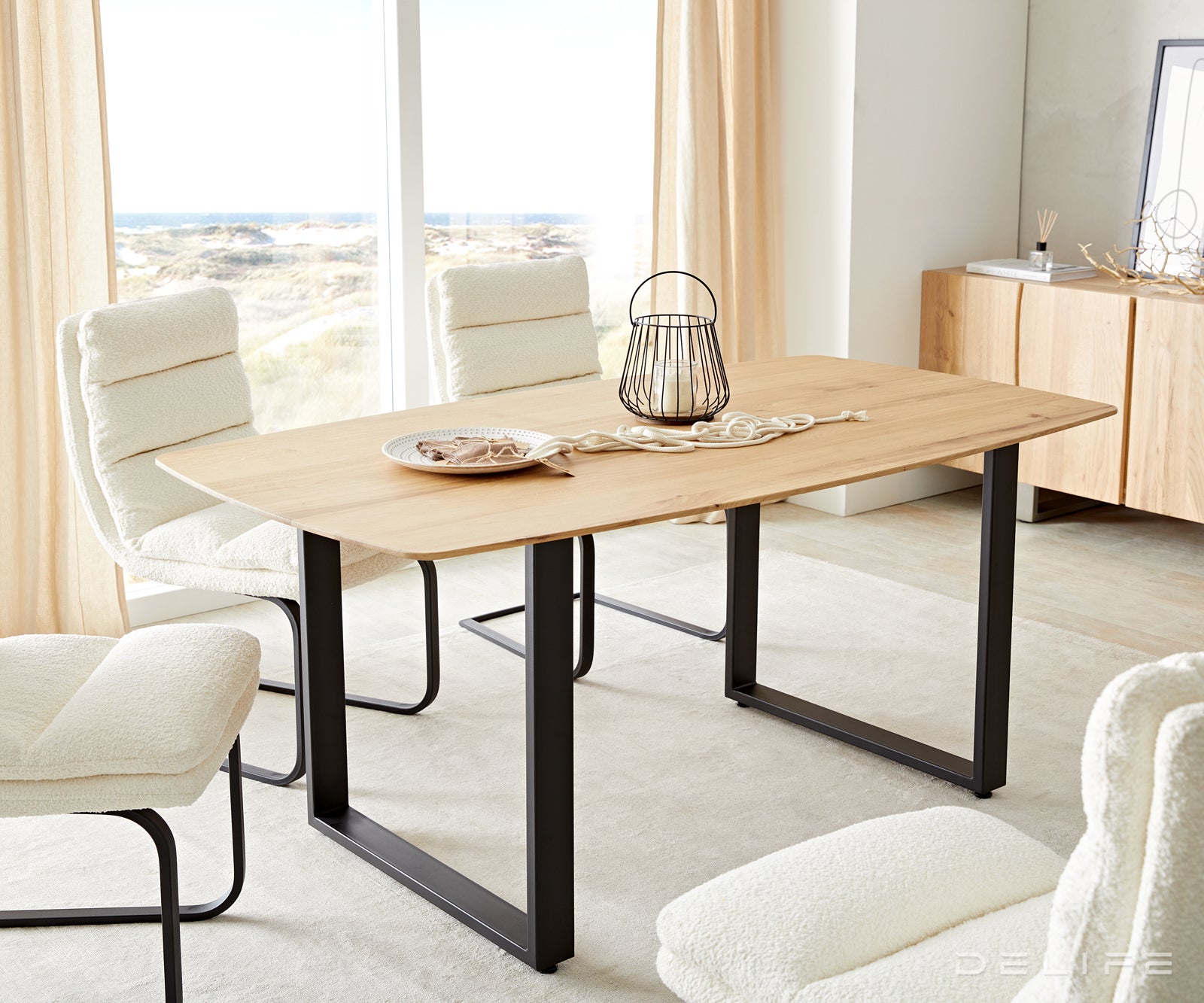 Blagovaonski stol Edge Bott, Materijal: Hrast