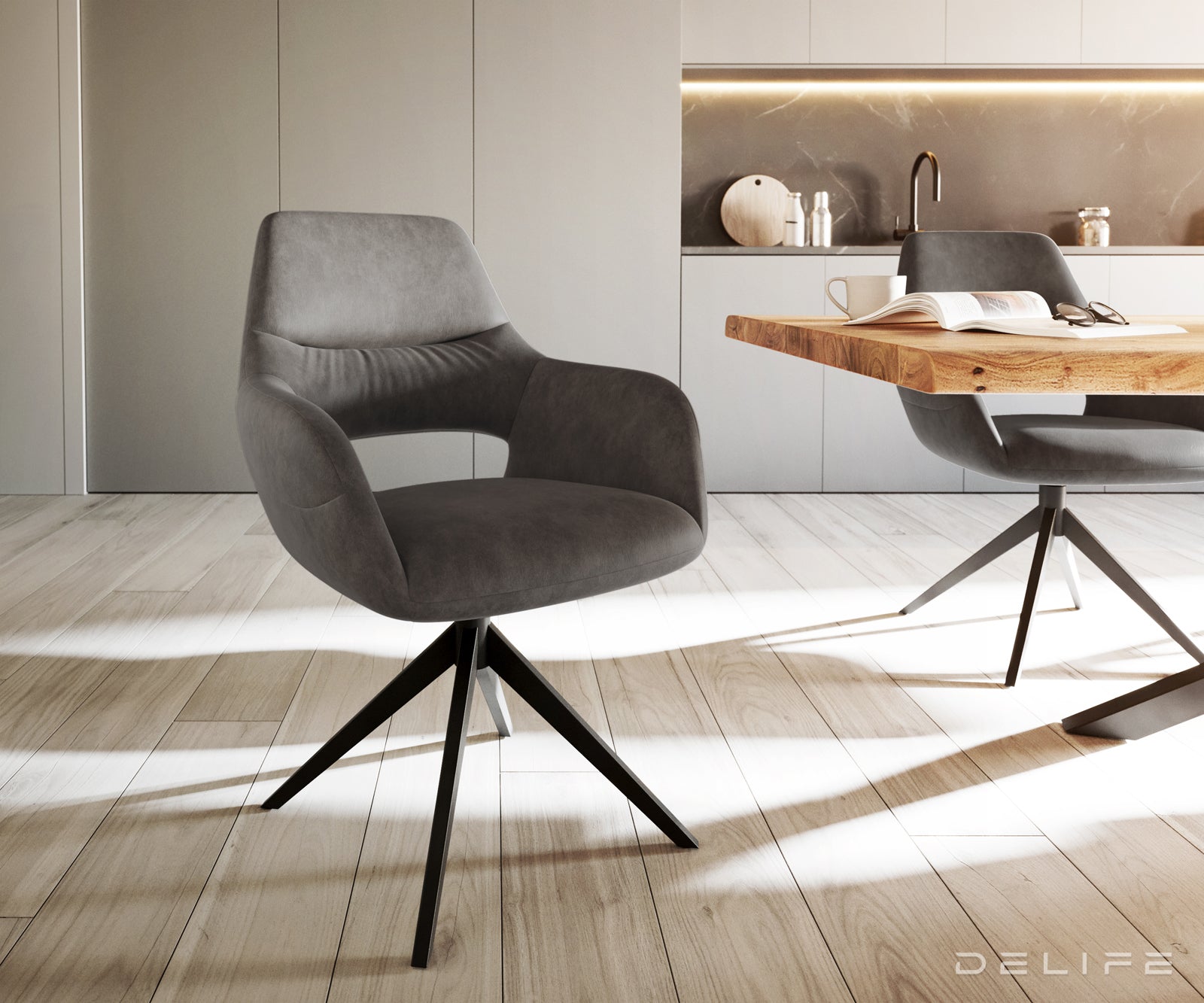 Blagovaonska stolica Yago, Materijal: Mikrofibra