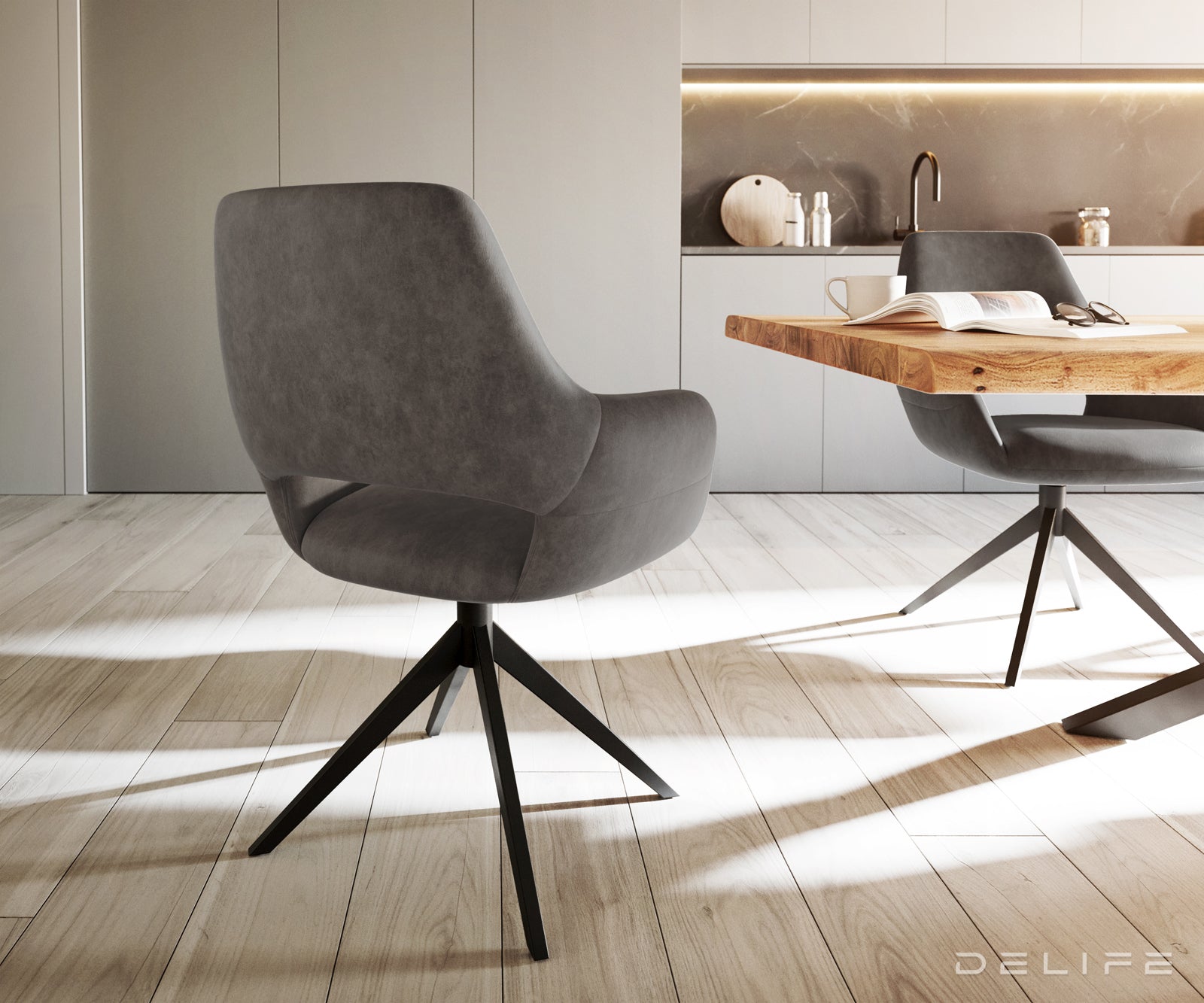 Blagovaonska stolica Yago, Materijal: Mikrofibra