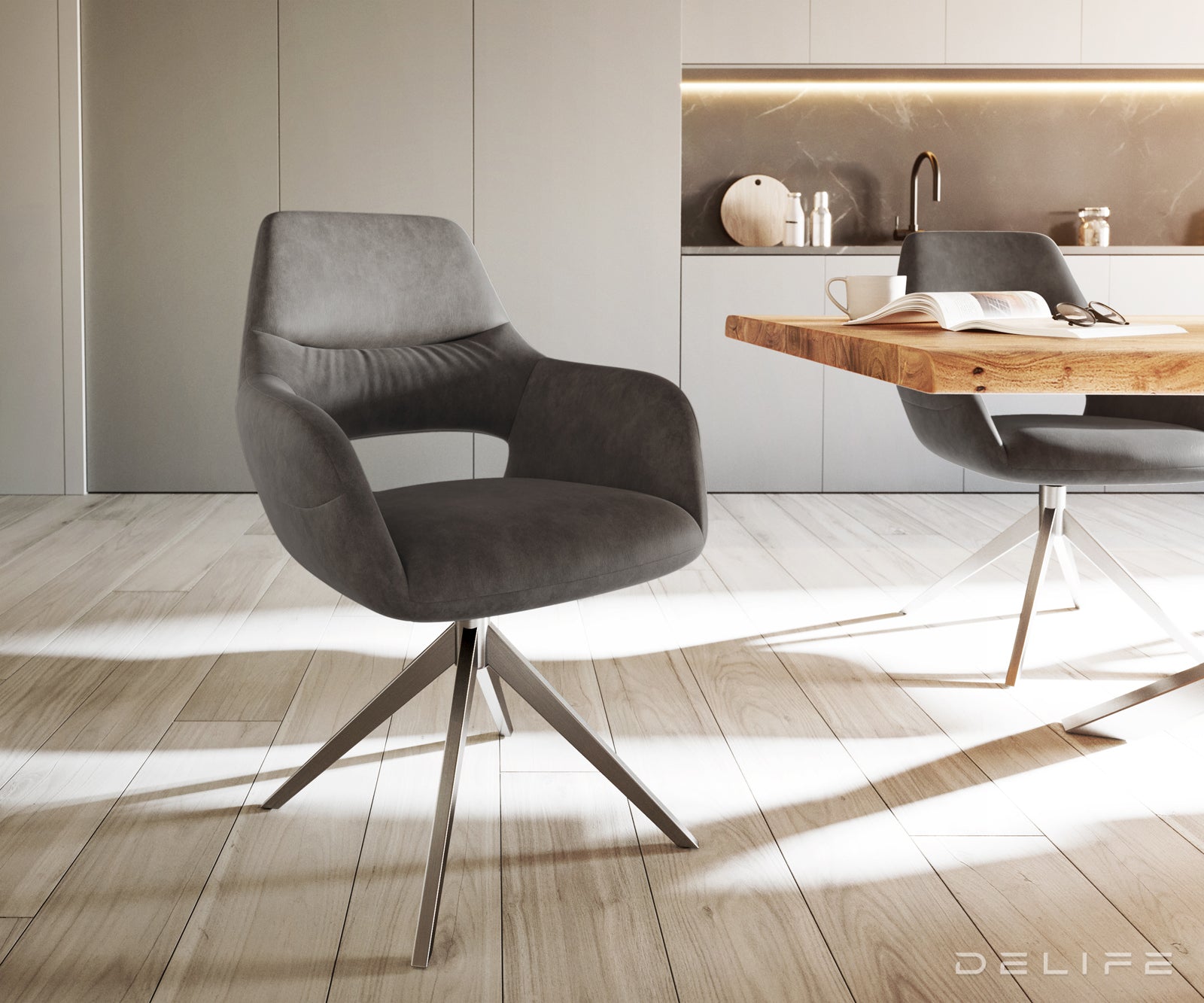 Blagovaonska stolica Yago, Materijal: Mikrofibra