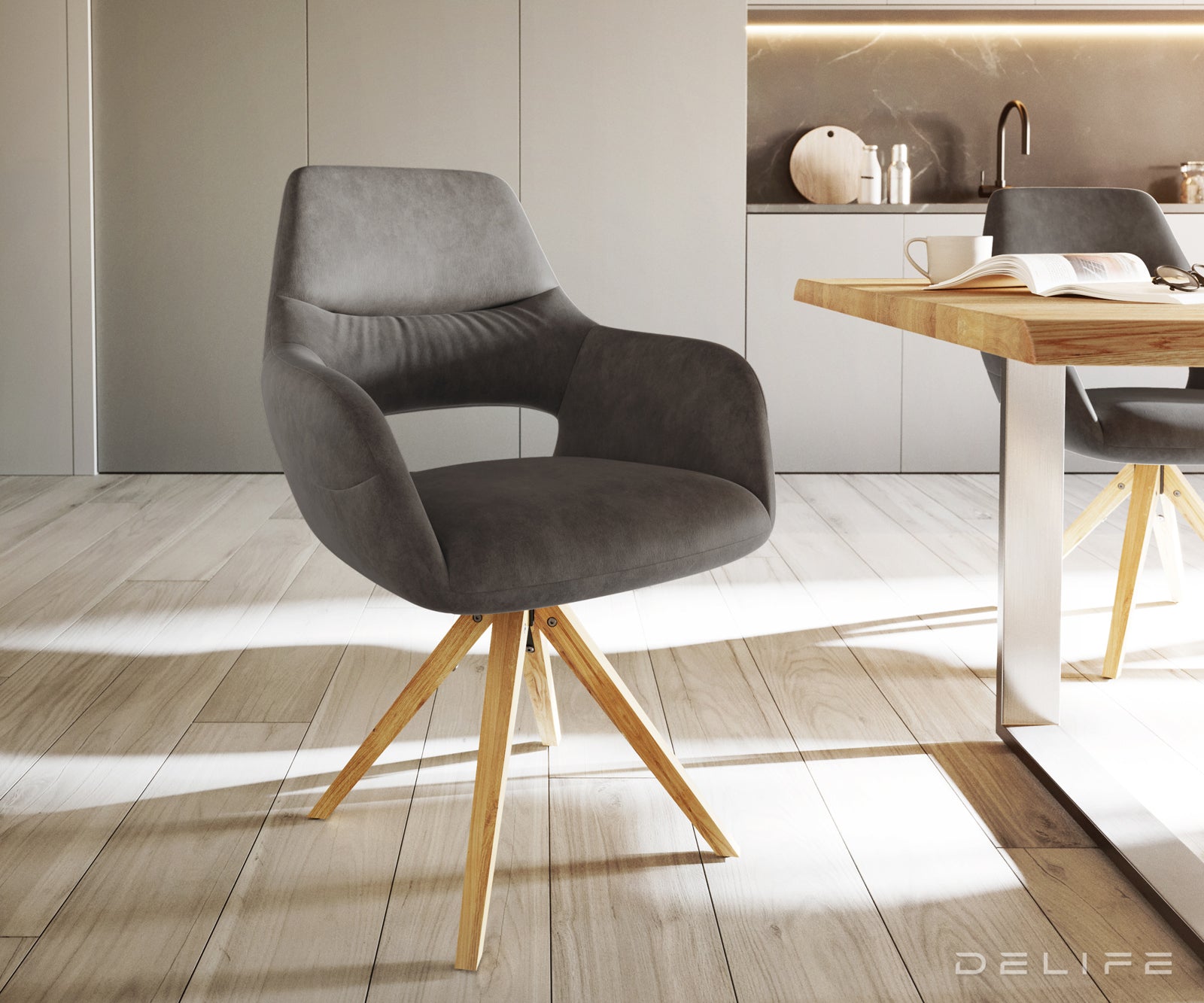 Blagovaonska stolica Yago, Materijal: Mikrofibra