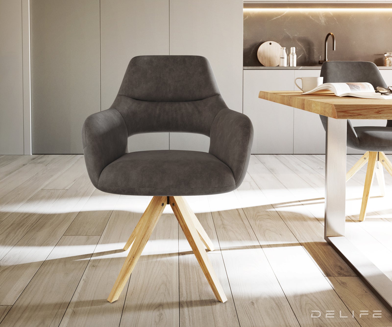 Blagovaonska stolica Yago, Materijal: Mikrofibra