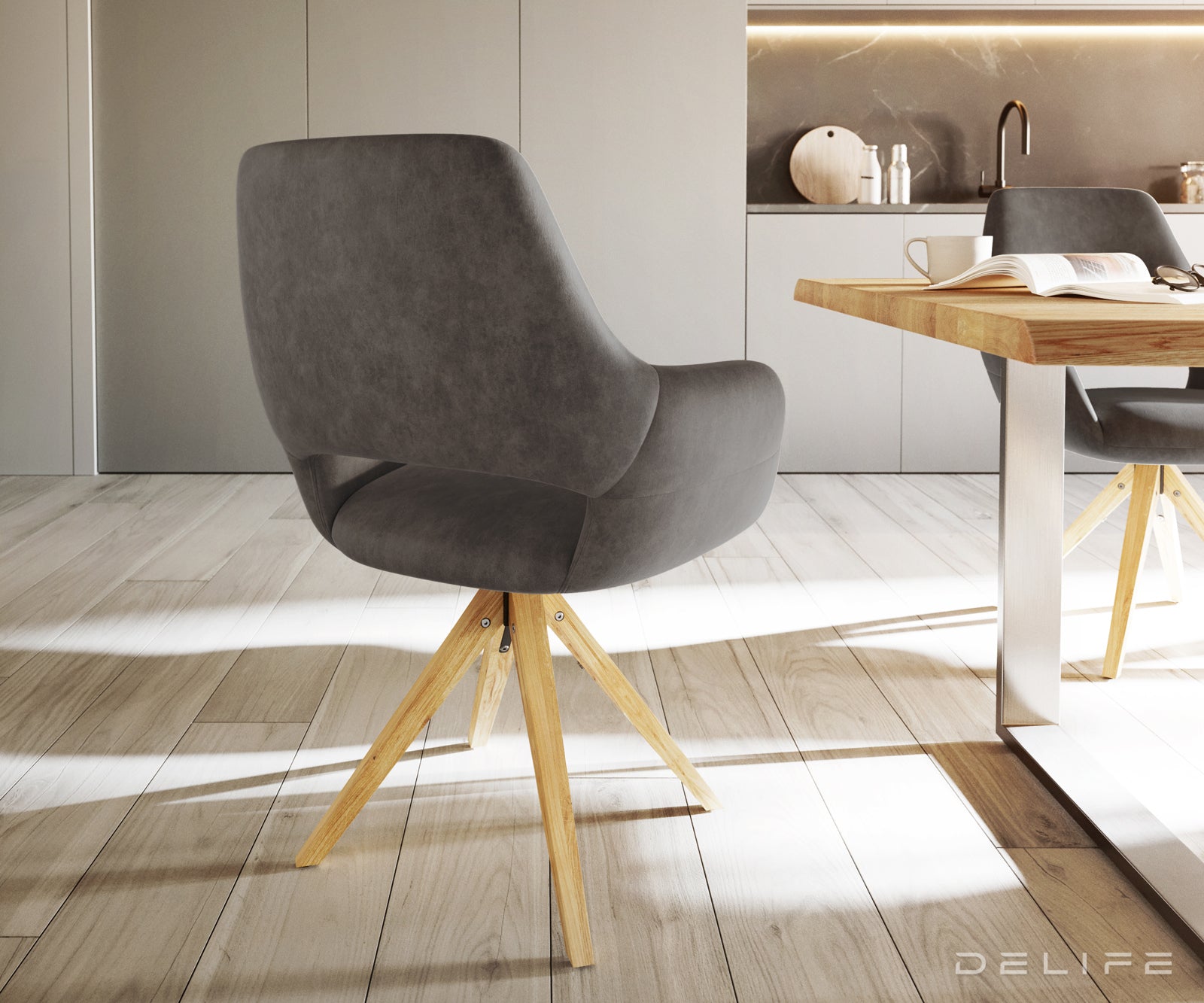 Blagovaonska stolica Yago, Materijal: Mikrofibra