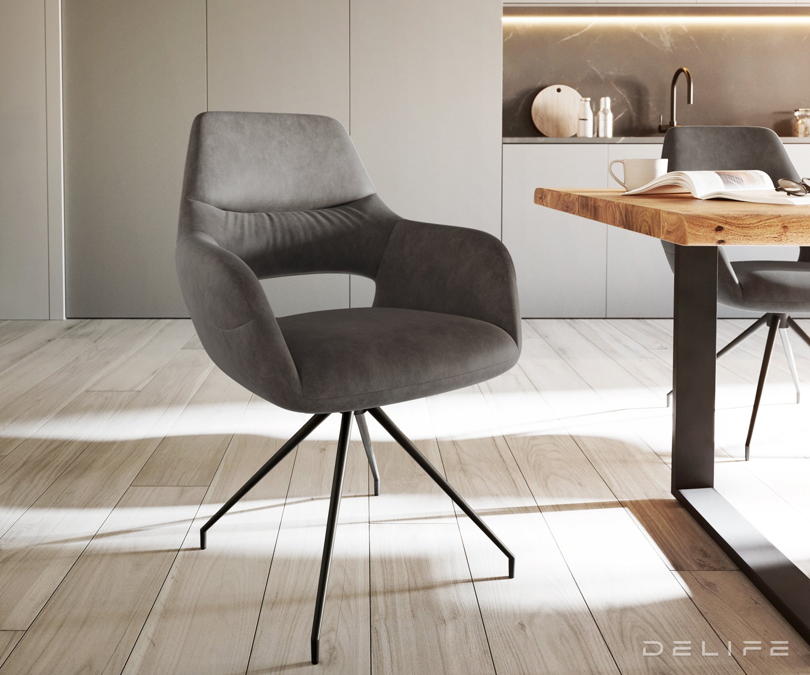 Blagovaonska stolica Yago, Materijal: Mikrofibra