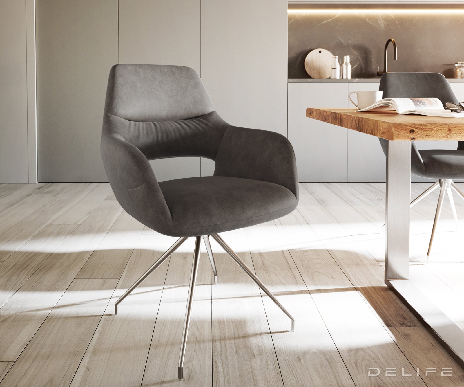 Blagovaonska stolica Yago, Materijal: Mikrofibra