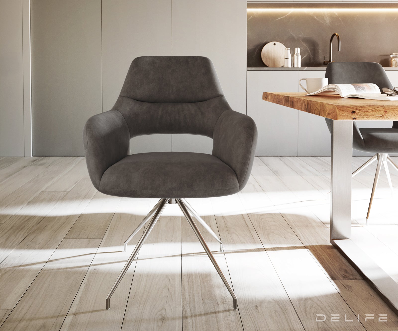 Blagovaonska stolica Yago, Materijal: Mikrofibra