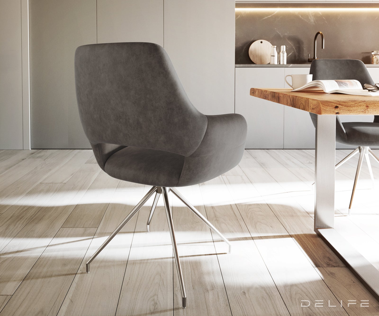 Blagovaonska stolica Yago, Materijal: Mikrofibra