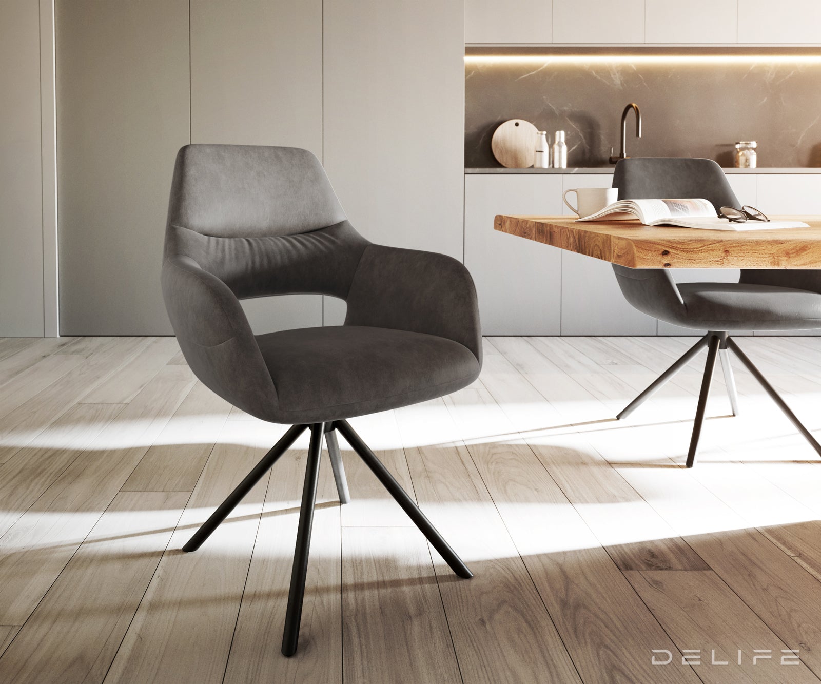 Blagovaonska stolica Yago, Materijal: Mikrofibra