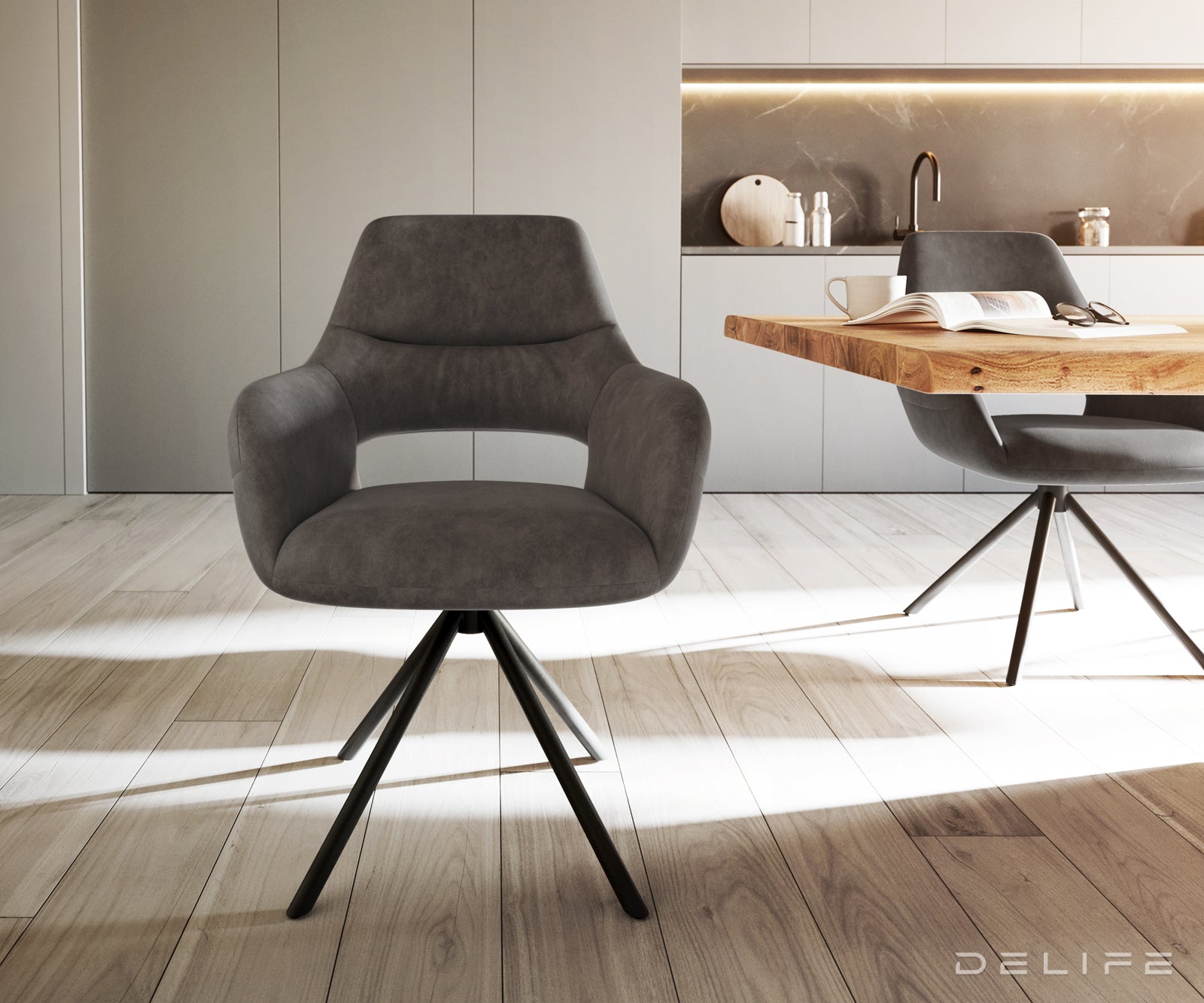 Blagovaonska stolica Yago, Materijal: Mikrofibra