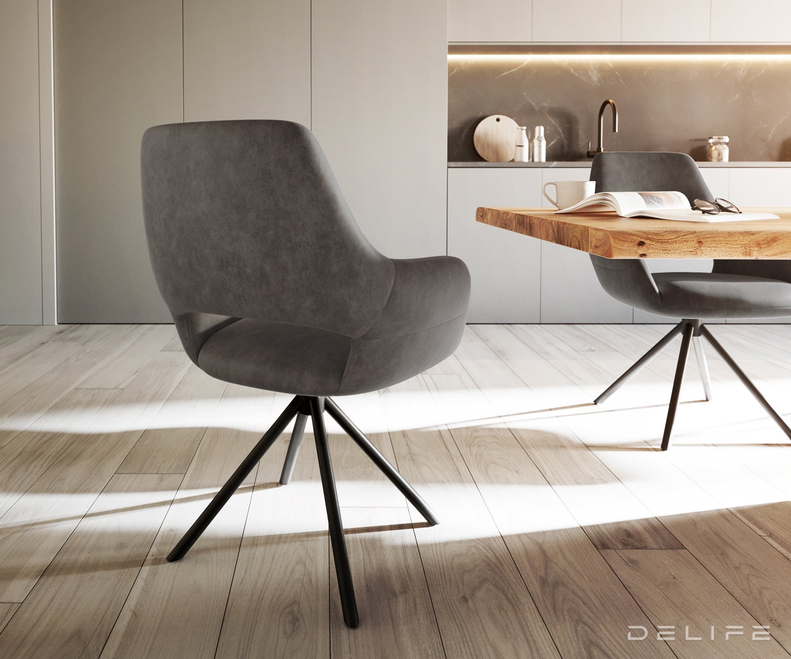 Blagovaonska stolica Yago, Materijal: Mikrofibra