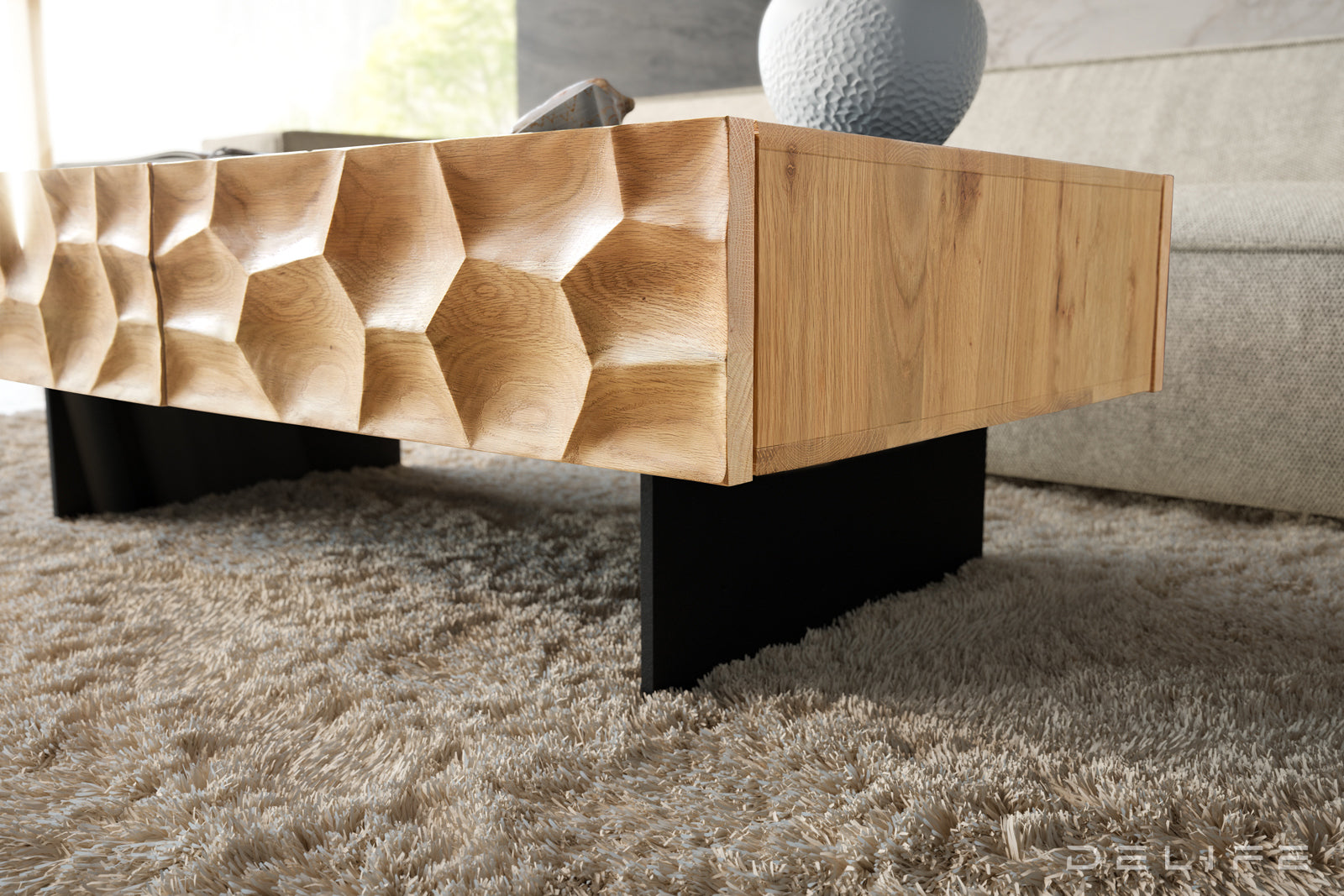 Klub stolić Solu 120x70cm, Materijal: Hrast