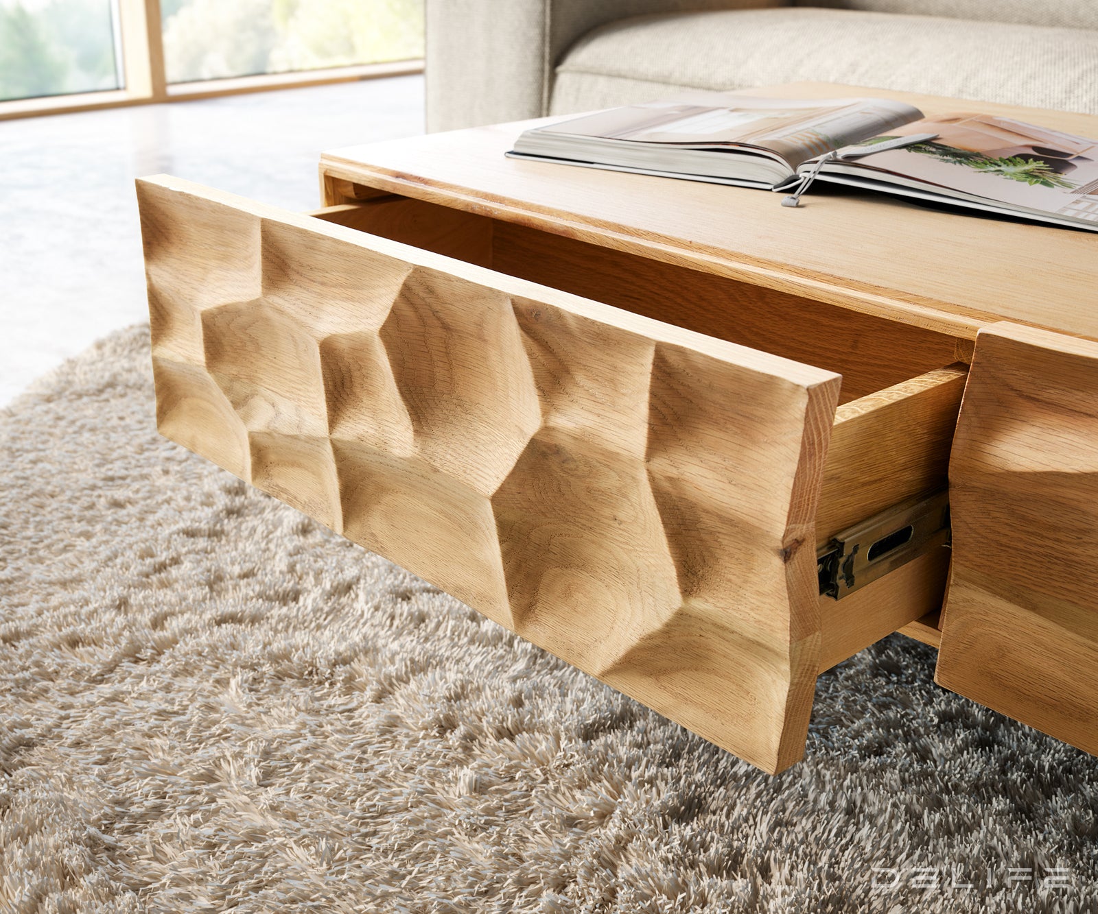 Klub stolić Solu 120x70cm, Materijal: Hrast