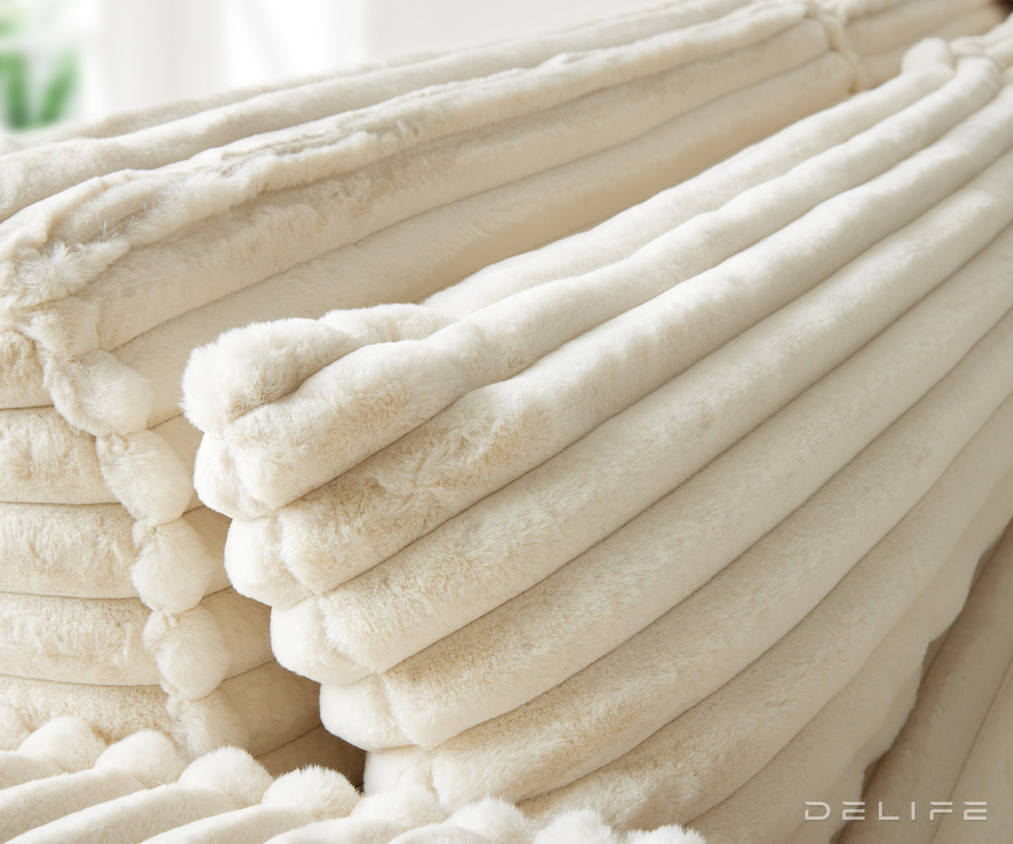 Sofa Sirpio XL 266x125cm, Materijal: Pliš rebrasta tkanina