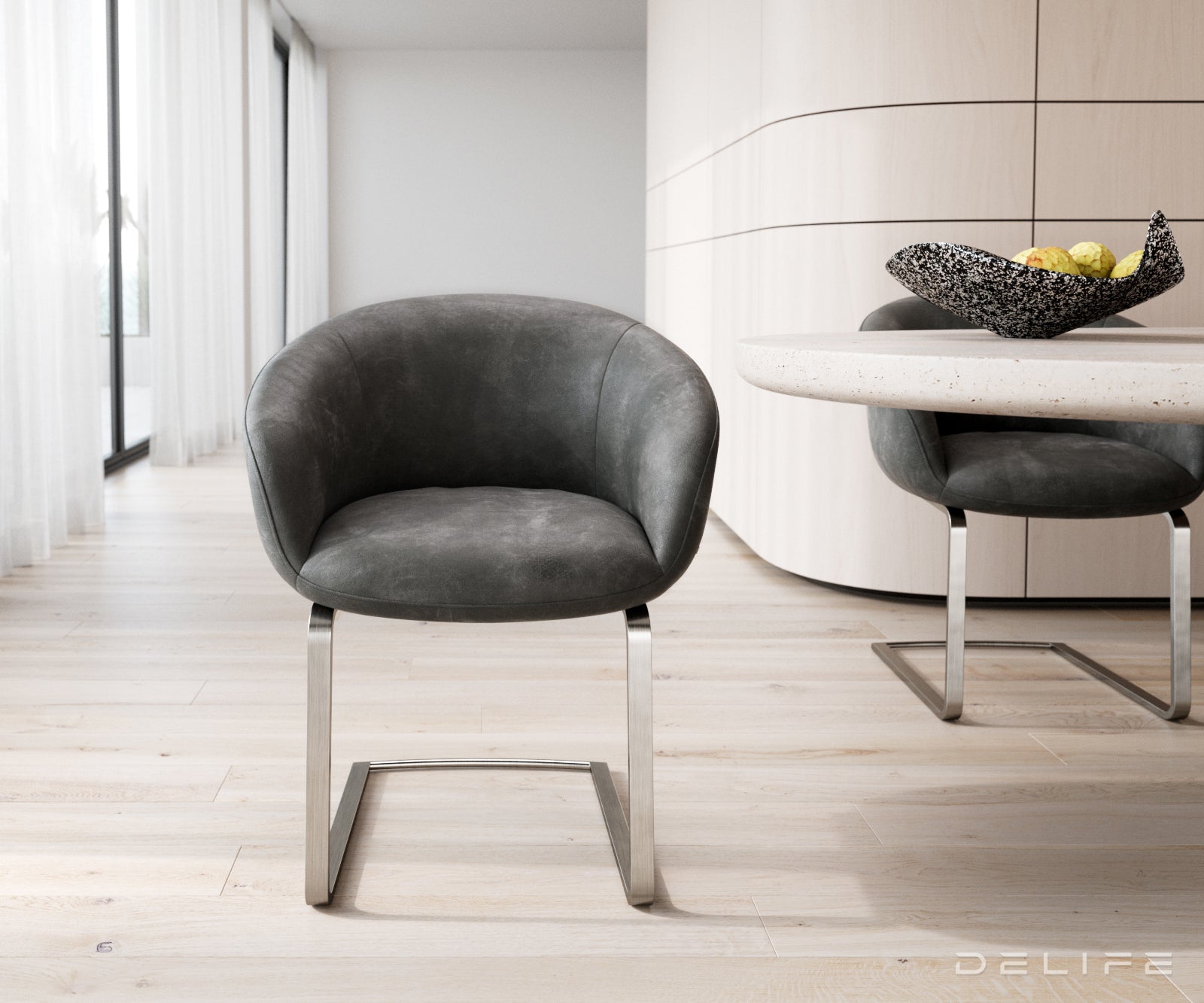 Blagovaonska stolica Vinka, Materijal: Mikrofibra