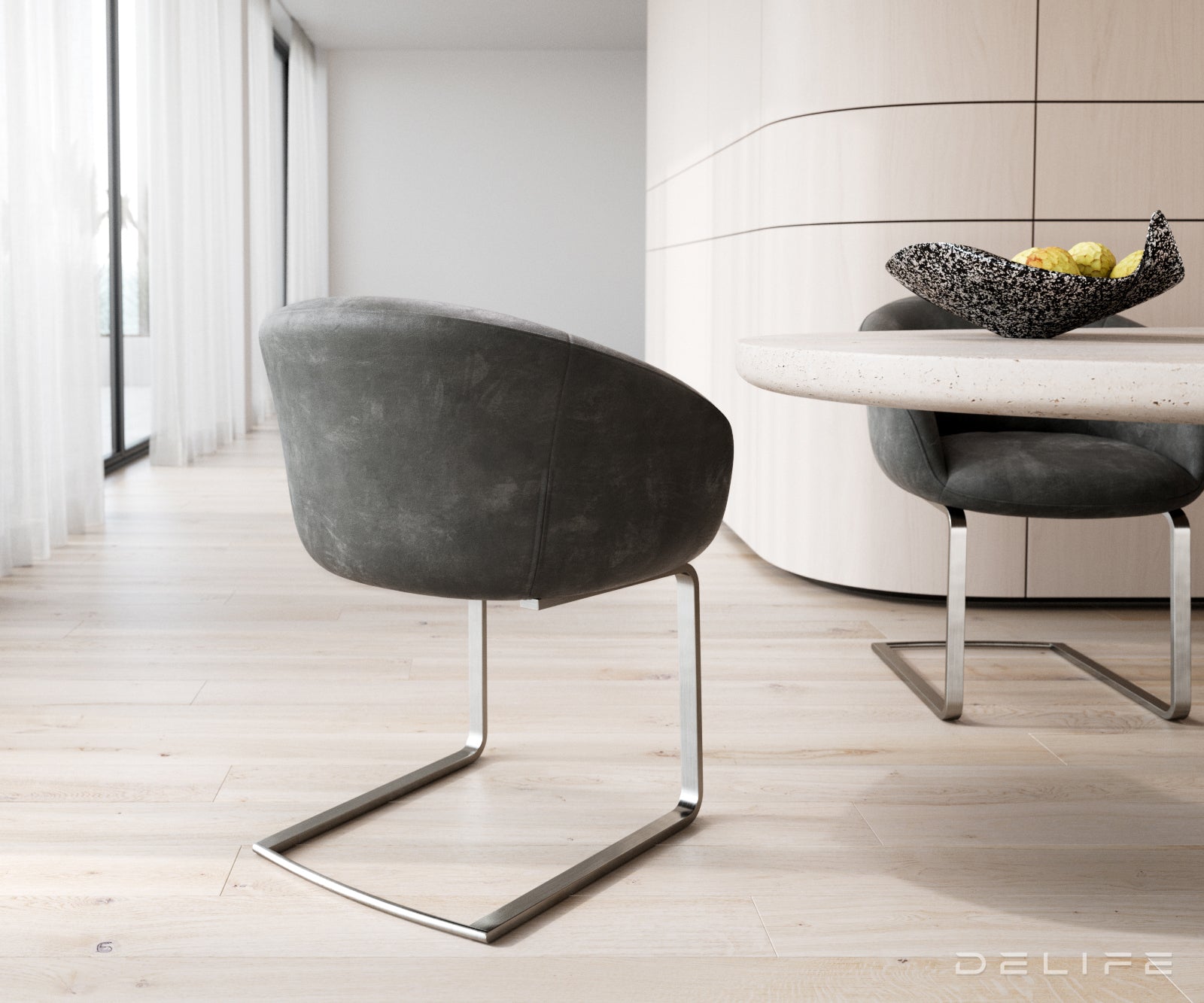 Blagovaonska stolica Vinka, Materijal: Mikrofibra