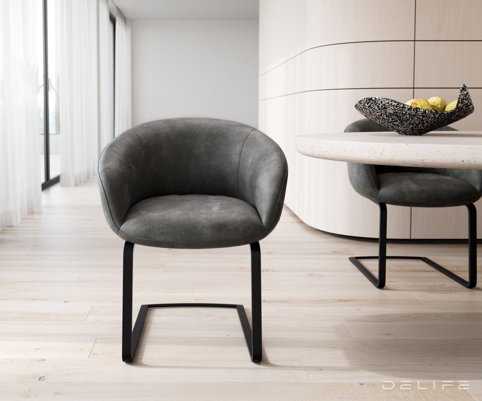 Blagovaonska stolica Vinka, Materijal: Mikrofibra