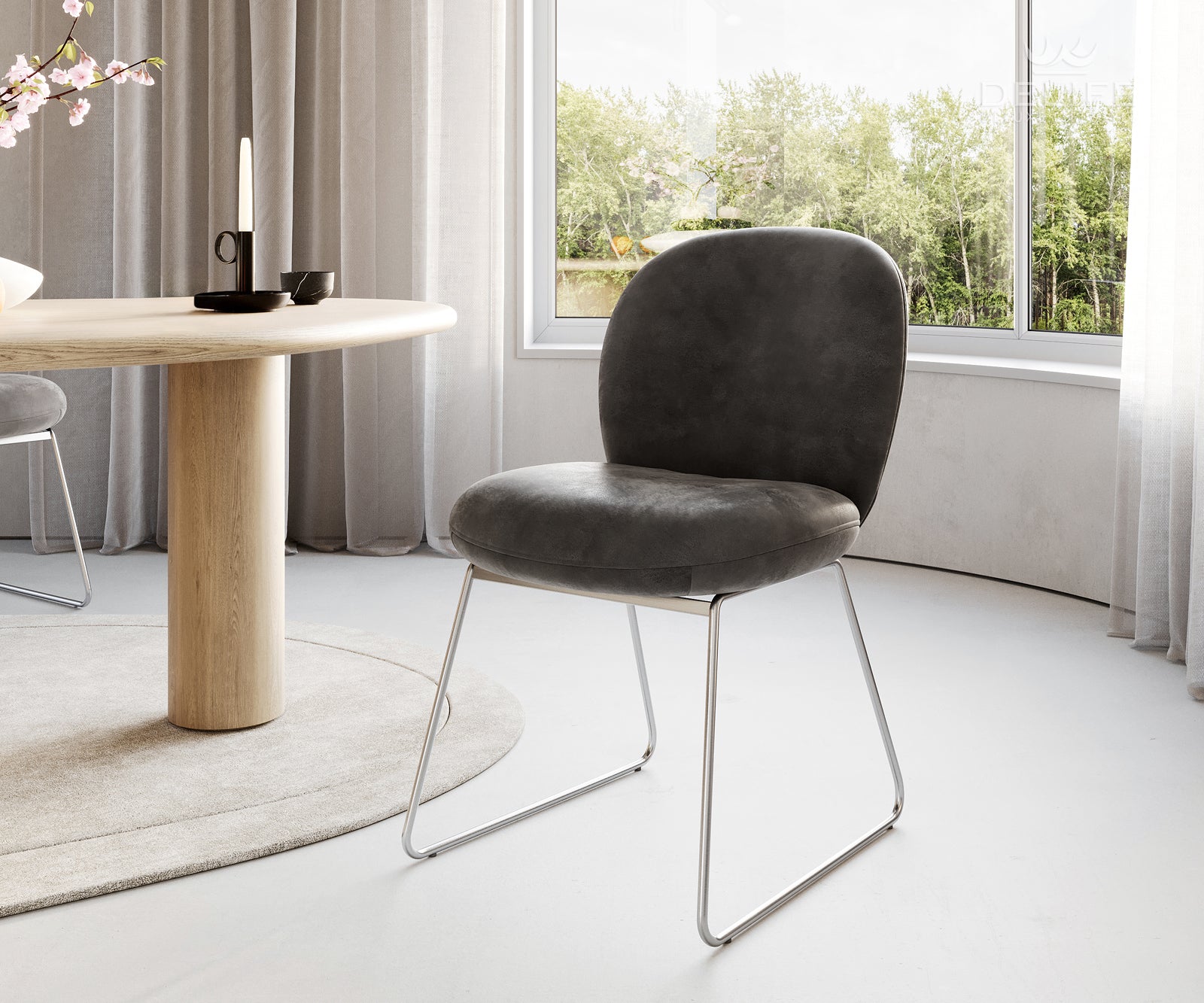 Blagovaonska stolica Nube, Materijal: Mikrofibra