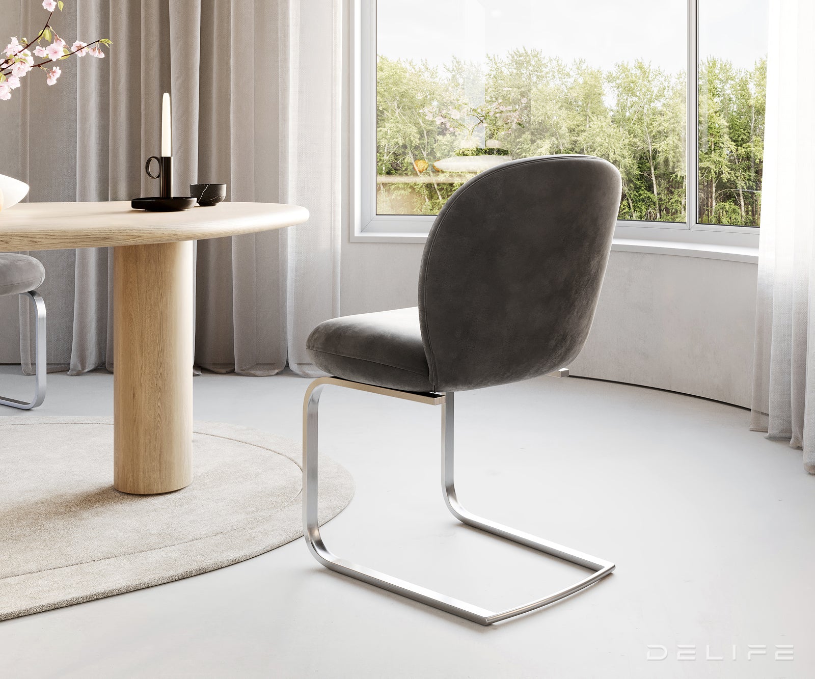 Blagovaonska stolica Nube, Materijal: Mikrofibra