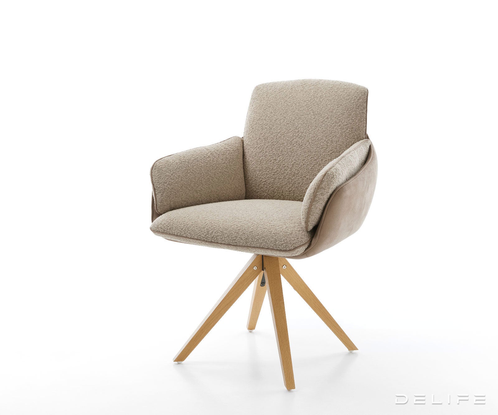 Blagovaonska Stolica Luan, Materijal: Boucle/Mikrofibra