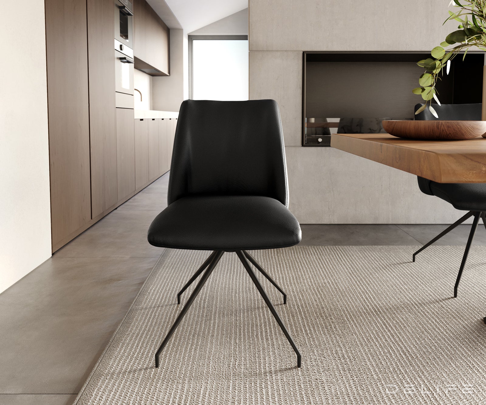 Blagovaonska stolica Elso, Materijal: koža