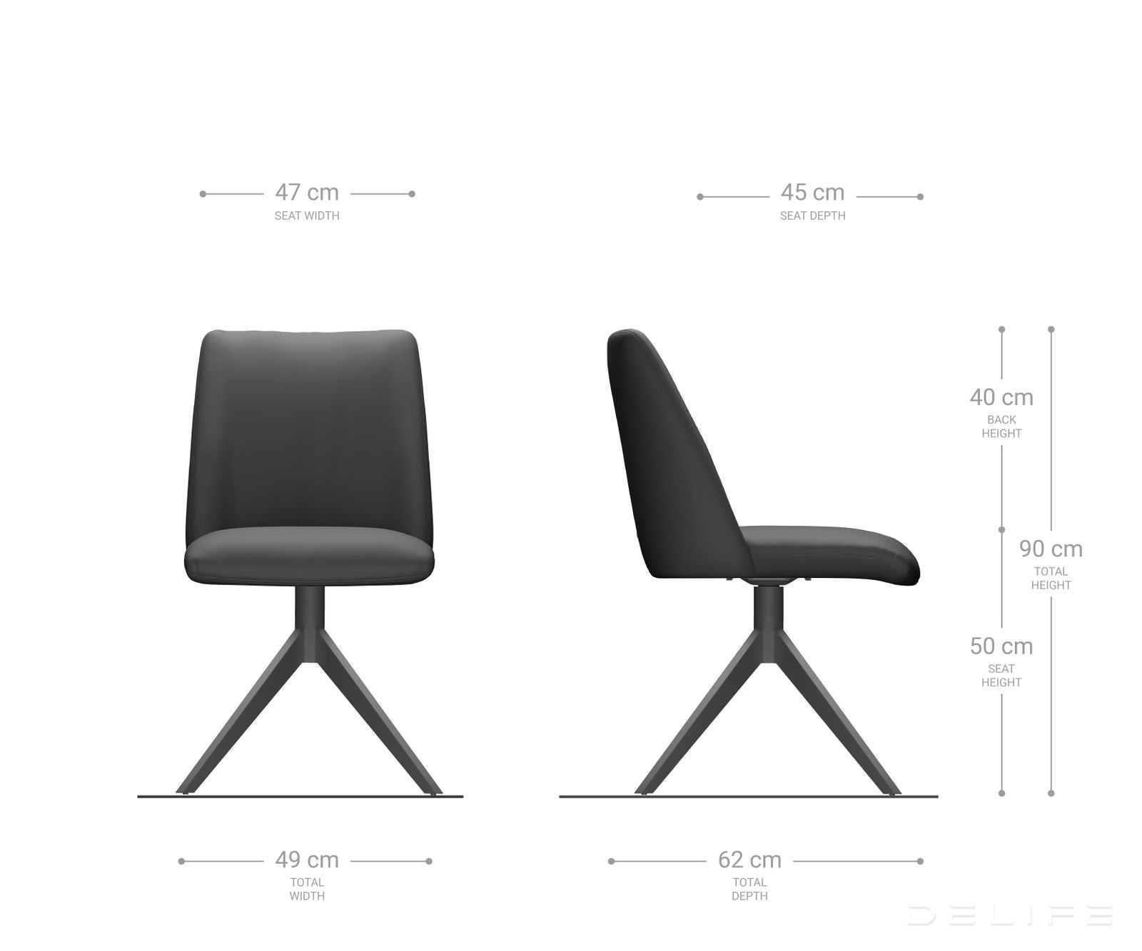 Blagovaonska stolica Elso, Materijal: boucle