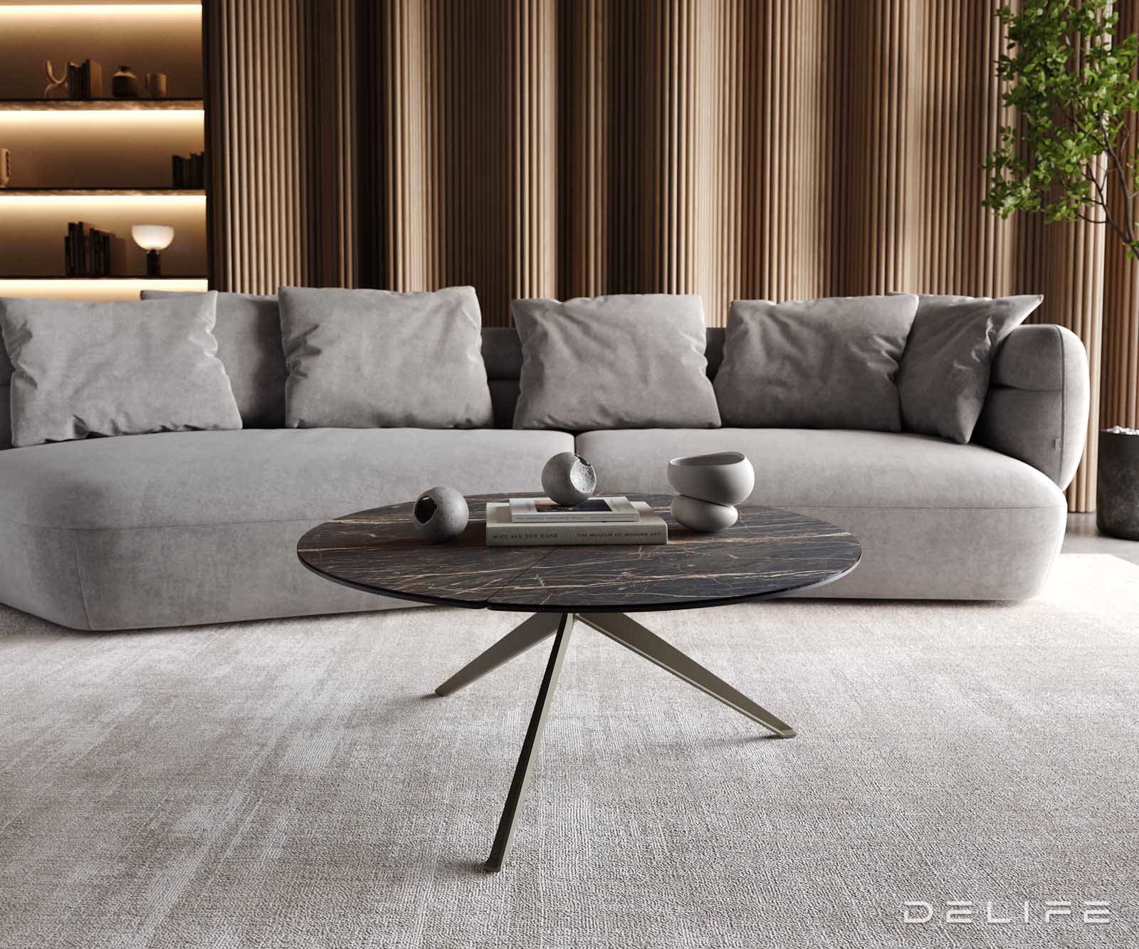 Klub stolić Delron 90x90cm, Materijal: Keramika