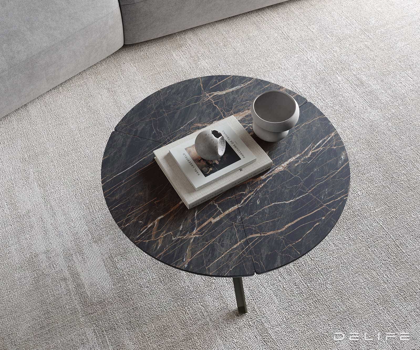 Klub stolić Delron 70x70cm, Materijal: Keramika