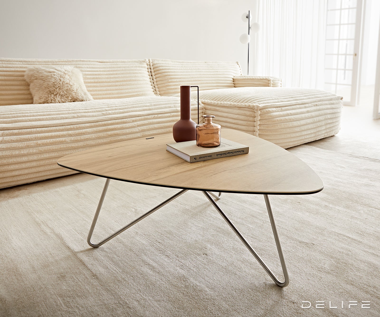 Klub stolić Ekrem 88x85cm, Materijal: Keramika Laminam Sabbia