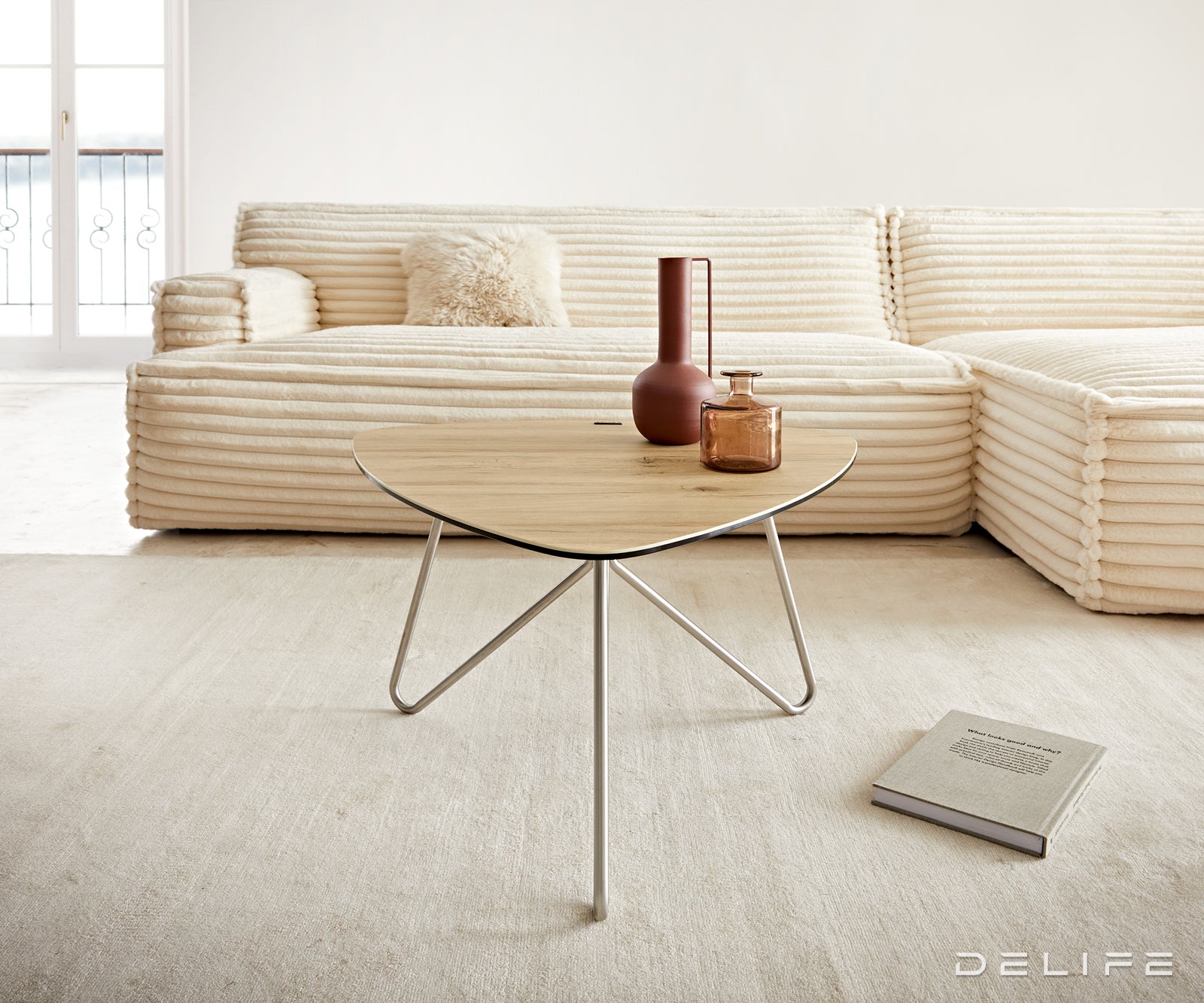 Klub stolić Ekrem 66x65cm, Materijal: Keramika Laminam Sabbia