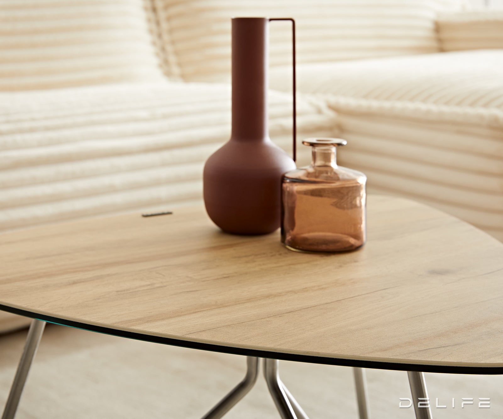 Klub stolić Ekrem 66x65cm, Materijal: Keramika Laminam Sabbia