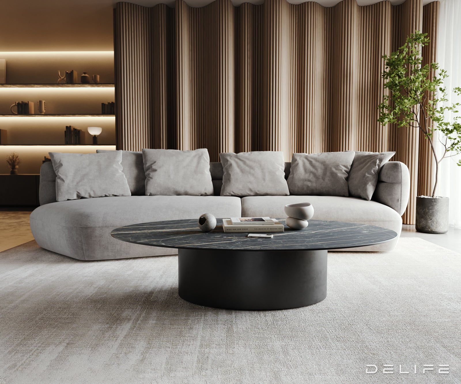 Klub stolić Casilda 150x90cm, Materijal: Keramika Laminam