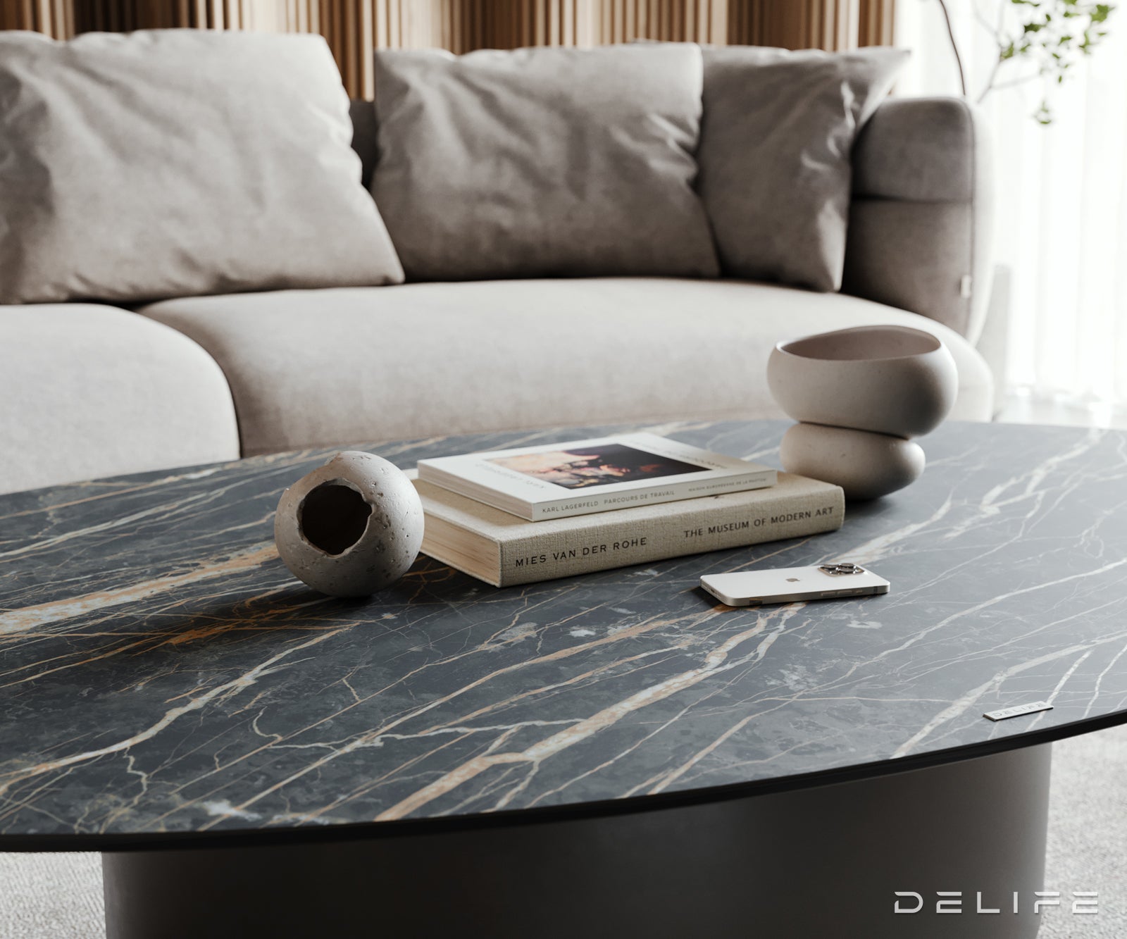 Klub stolić Casilda 150x90cm, Materijal: Keramika Laminam