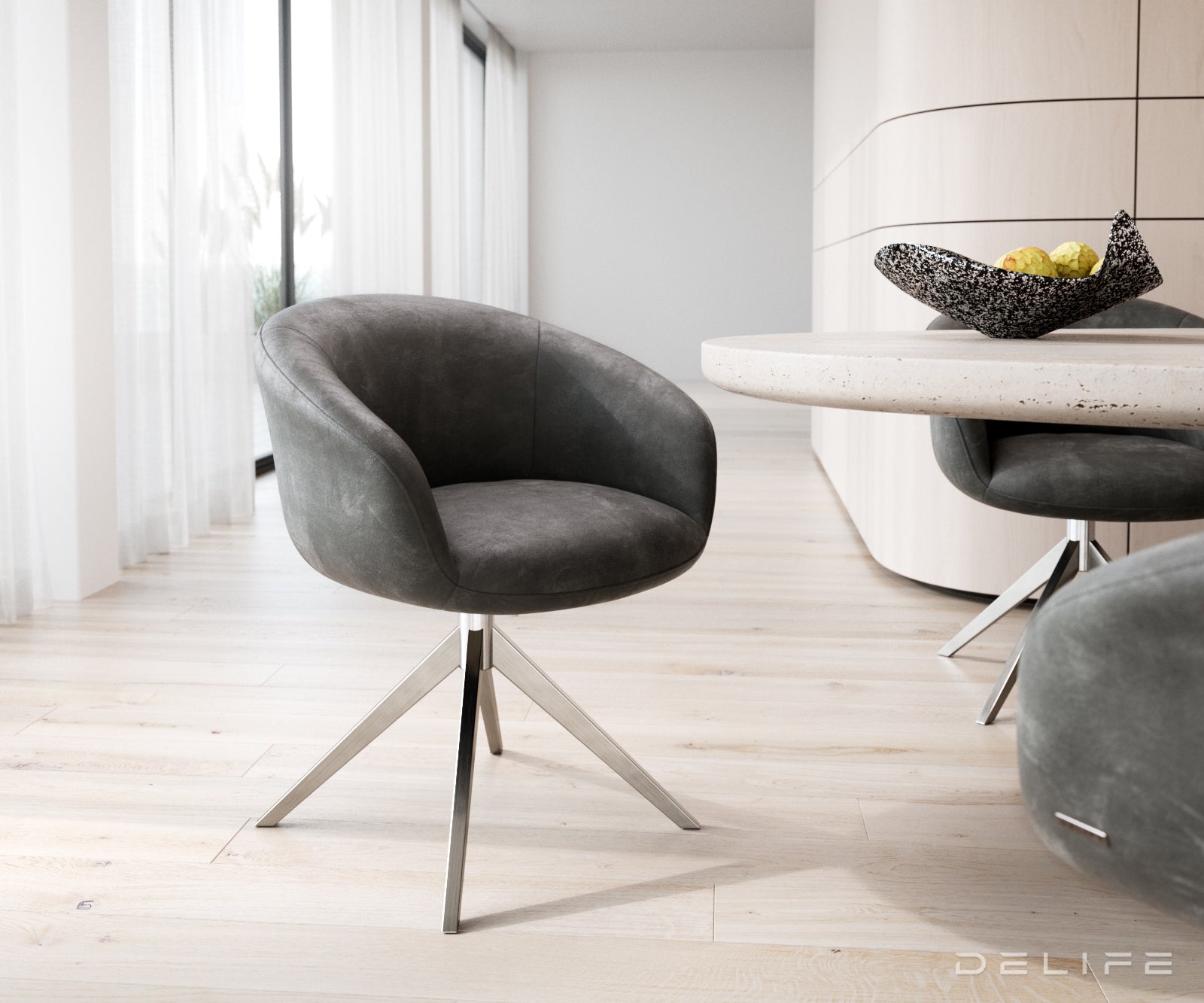 Blagovaonska stolica Vinka, Materijal: Mikrofibra