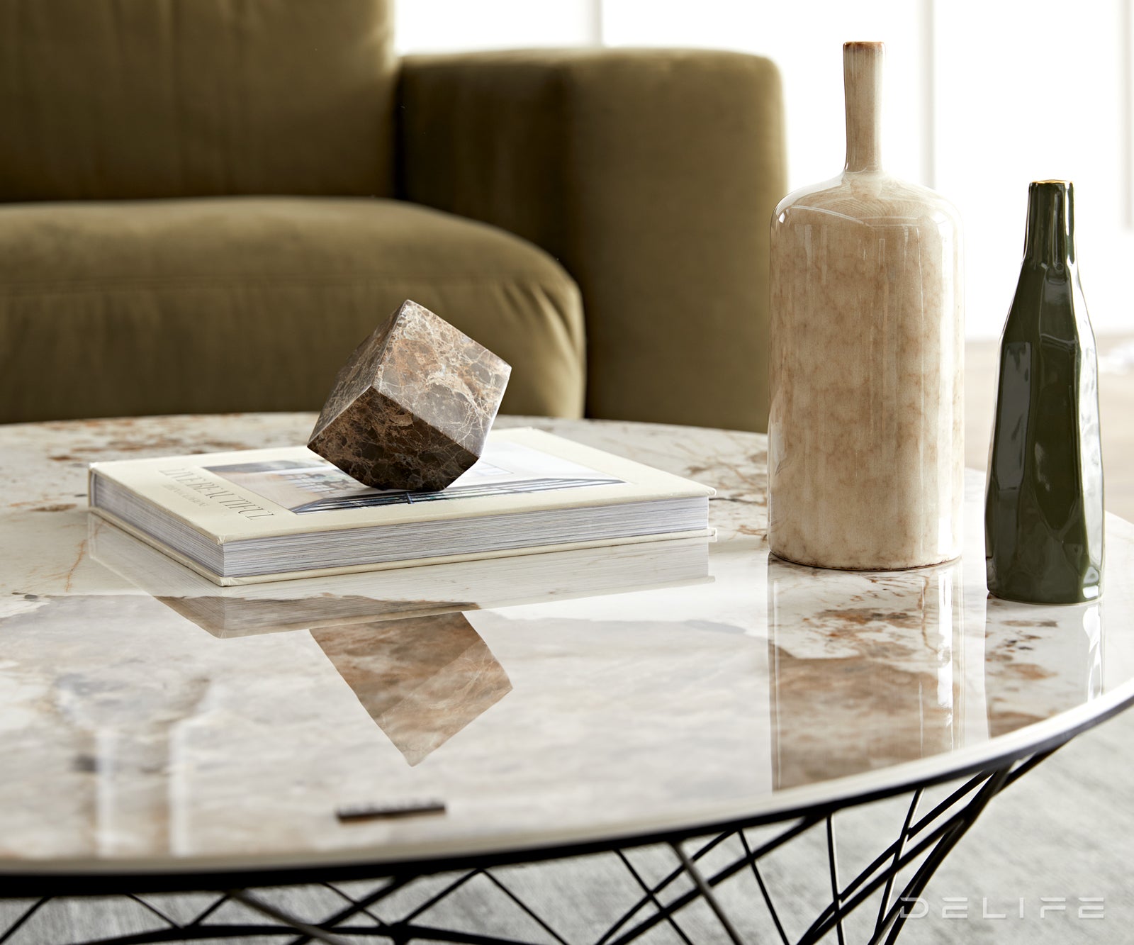 Klub stolić Lassina 100x100, Materijal: Keramika