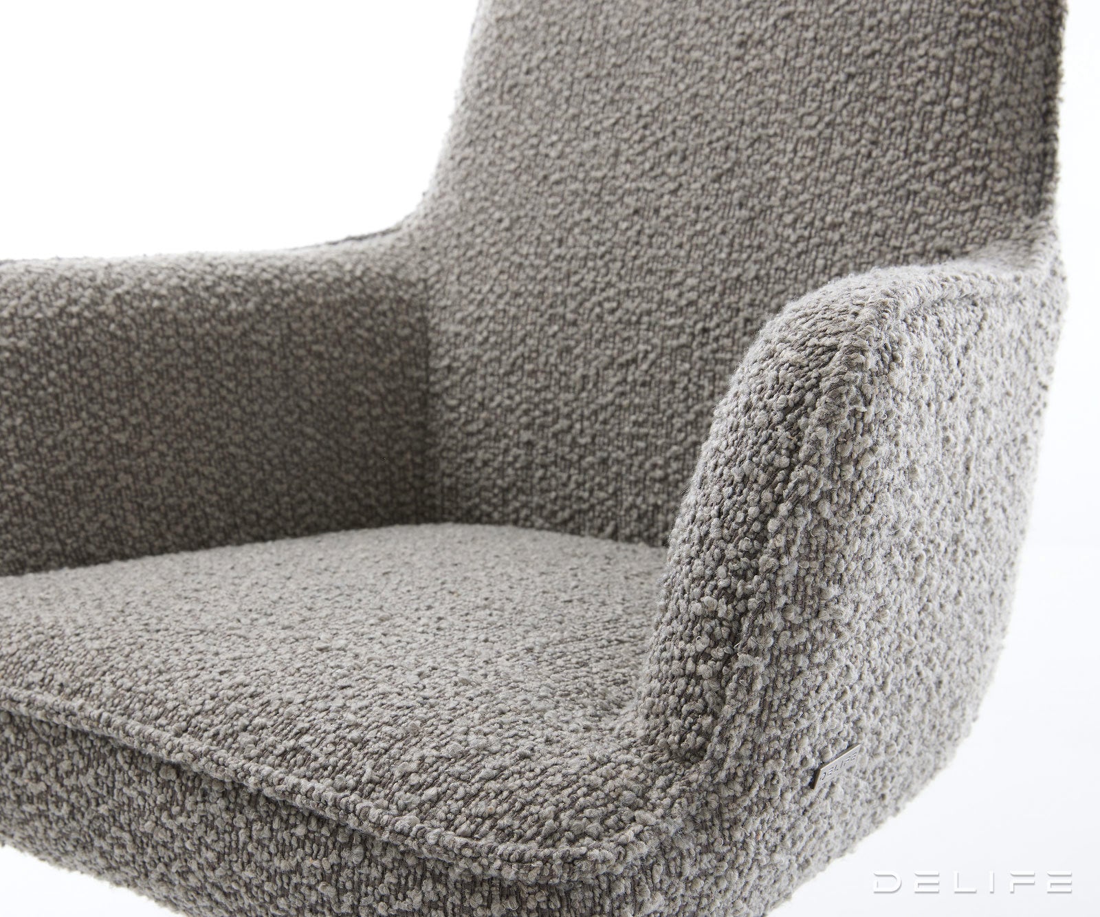 Blagovaonska stolica Heira S Rukonaslonom, Materijal: Boucle