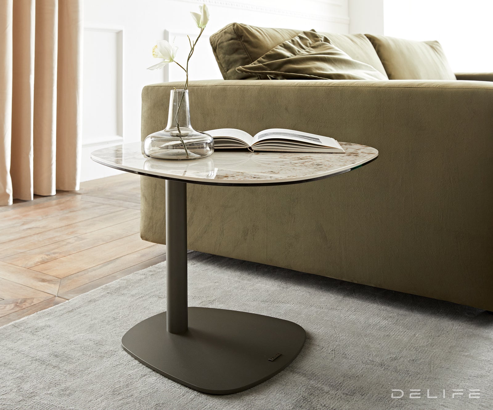 Pomoćni stolić Elenya 60x60cm, Materijal: keramika