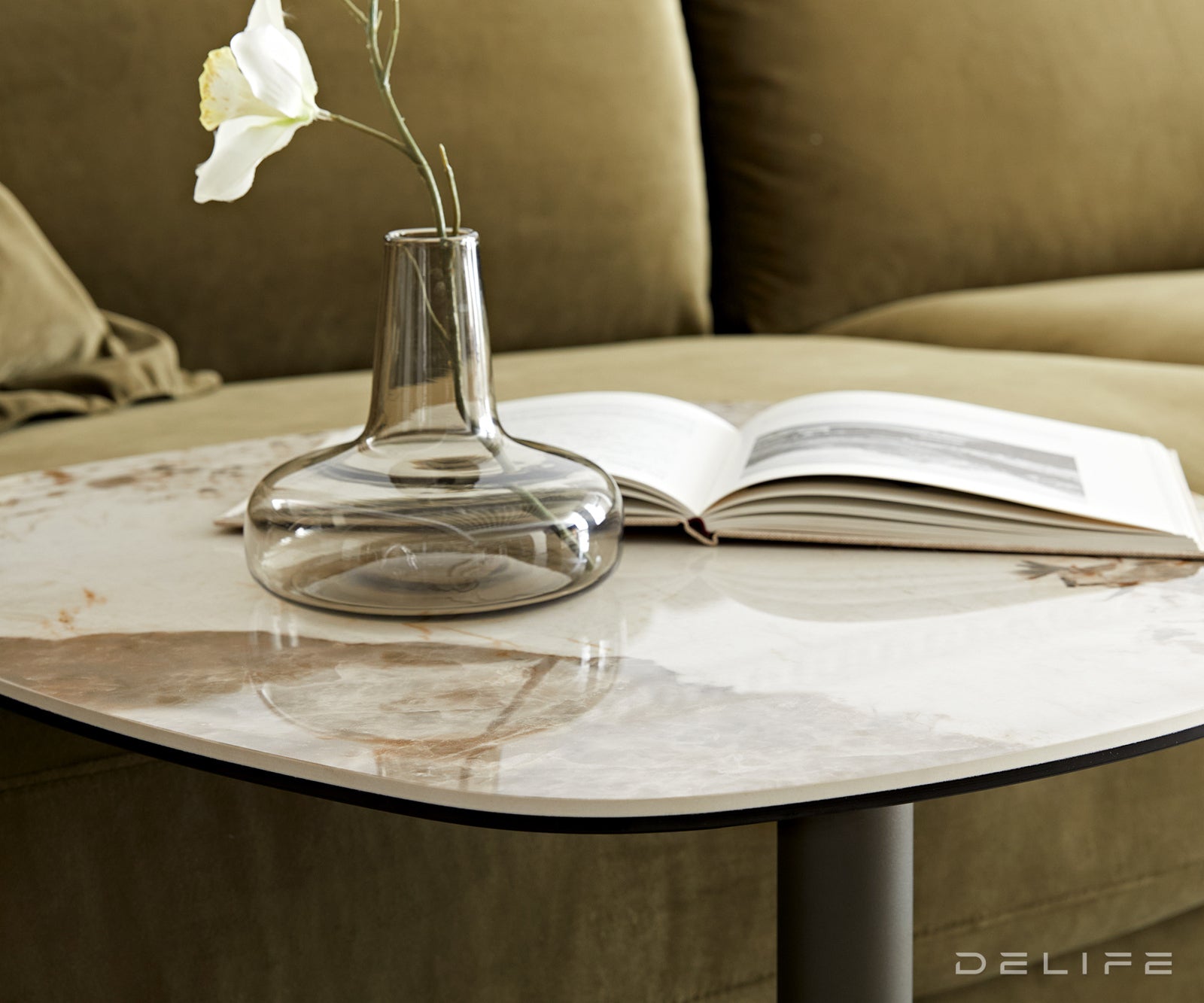 Pomoćni stolić Elenya 60x60cm, Materijal: keramika