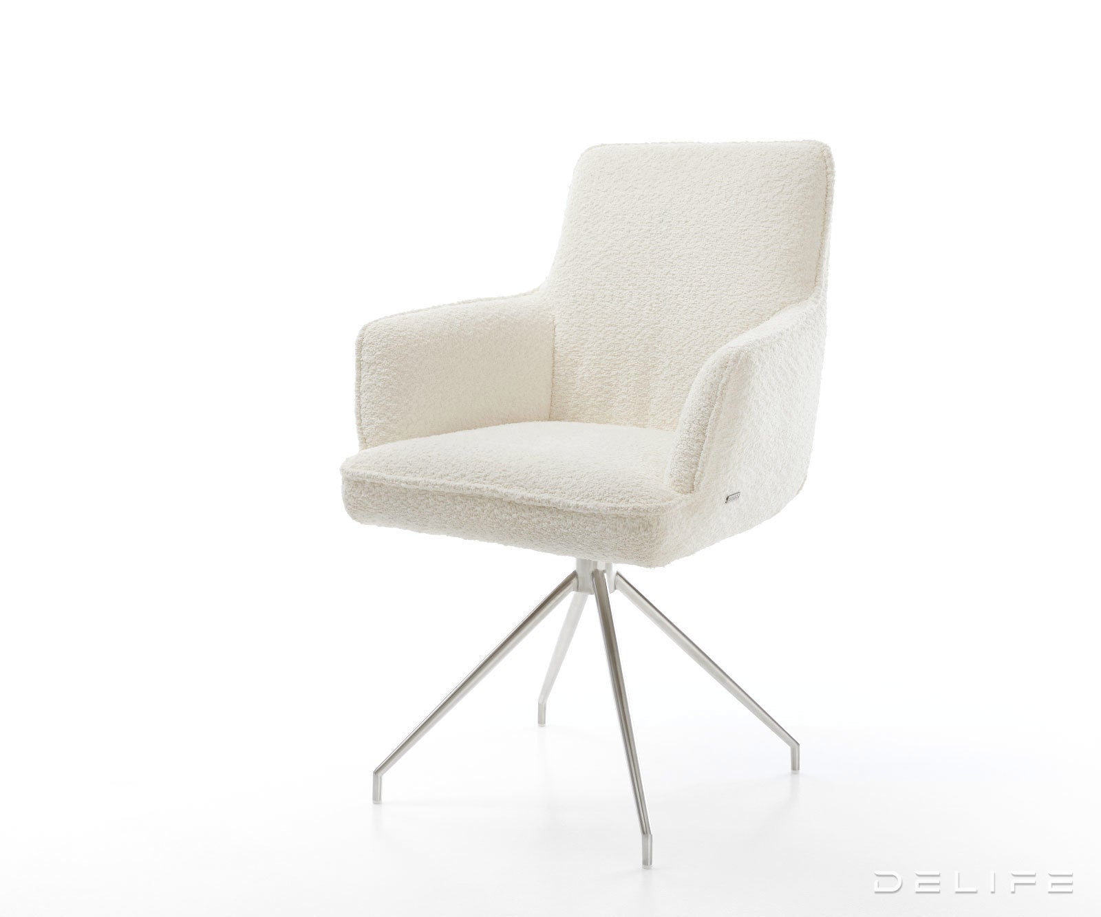 Blagovaonska stolica Heira S Rukonaslonom, Materijal: Boucle