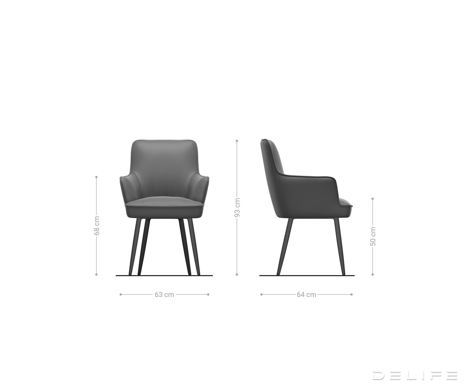 Blagovaonska stolica Heira S Rukonaslonom, Materijal: Boucle