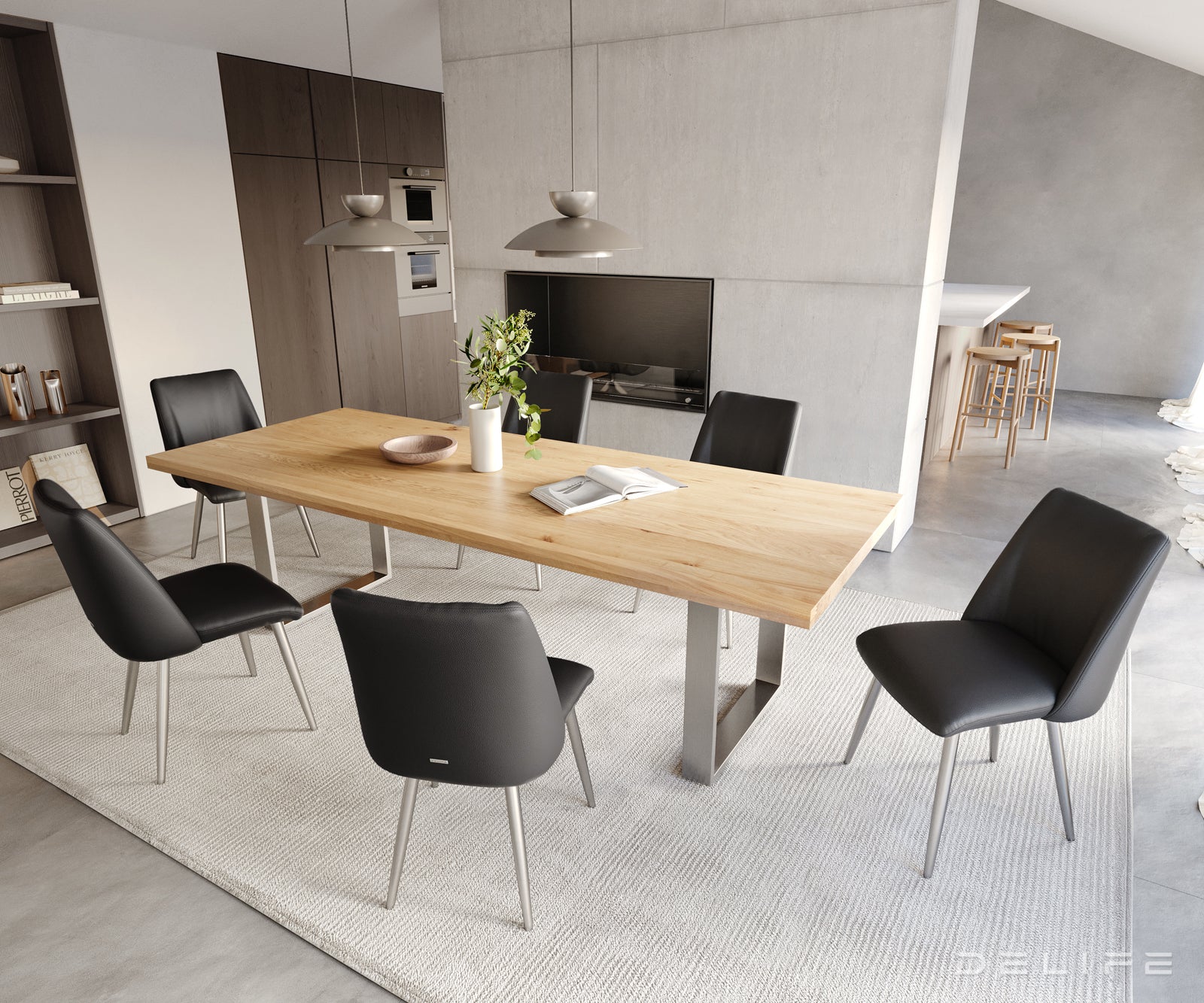 Blagovaonska stolica Elso, Materijal: koža