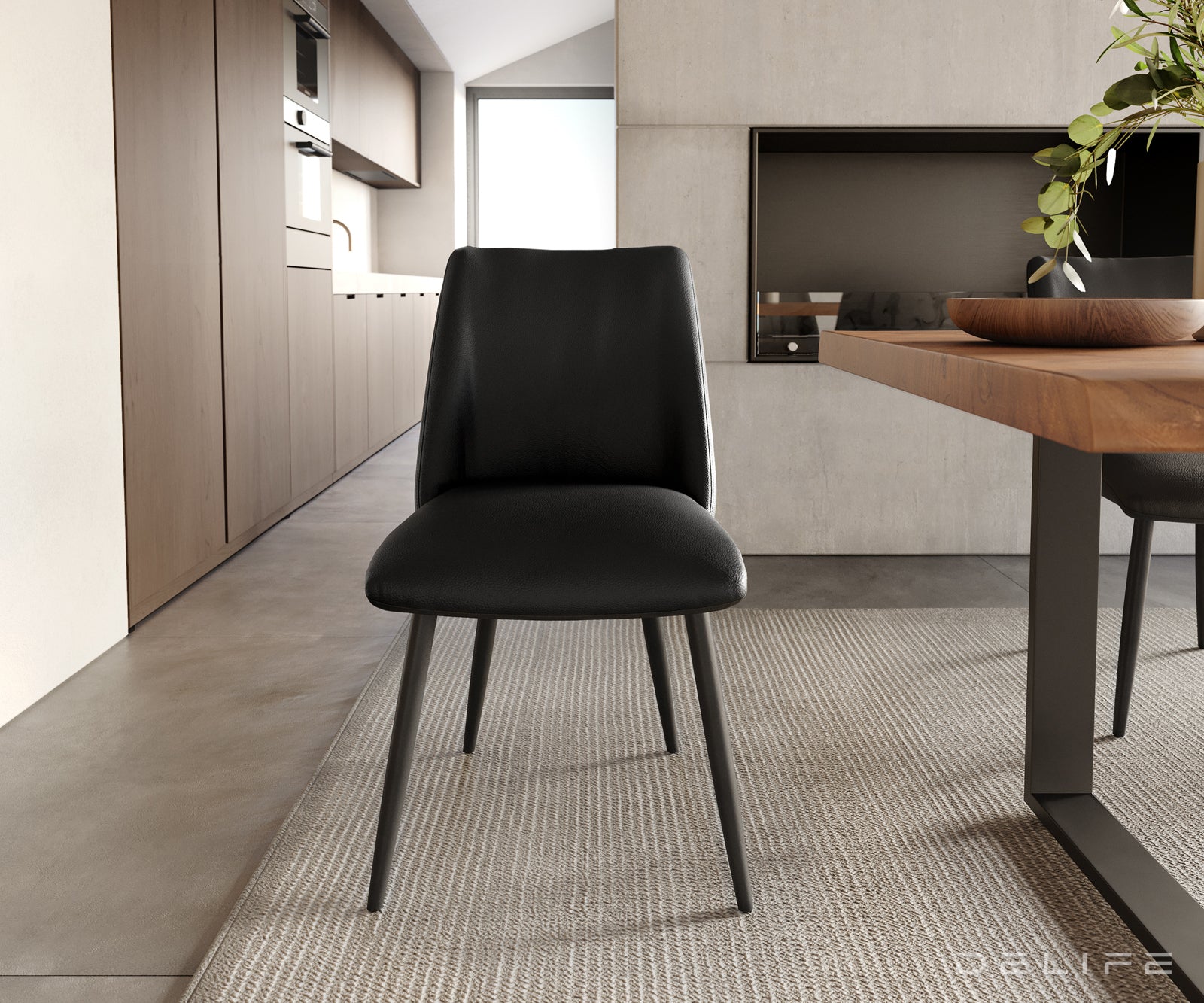 Blagovaonska stolica Elso, Materijal: koža