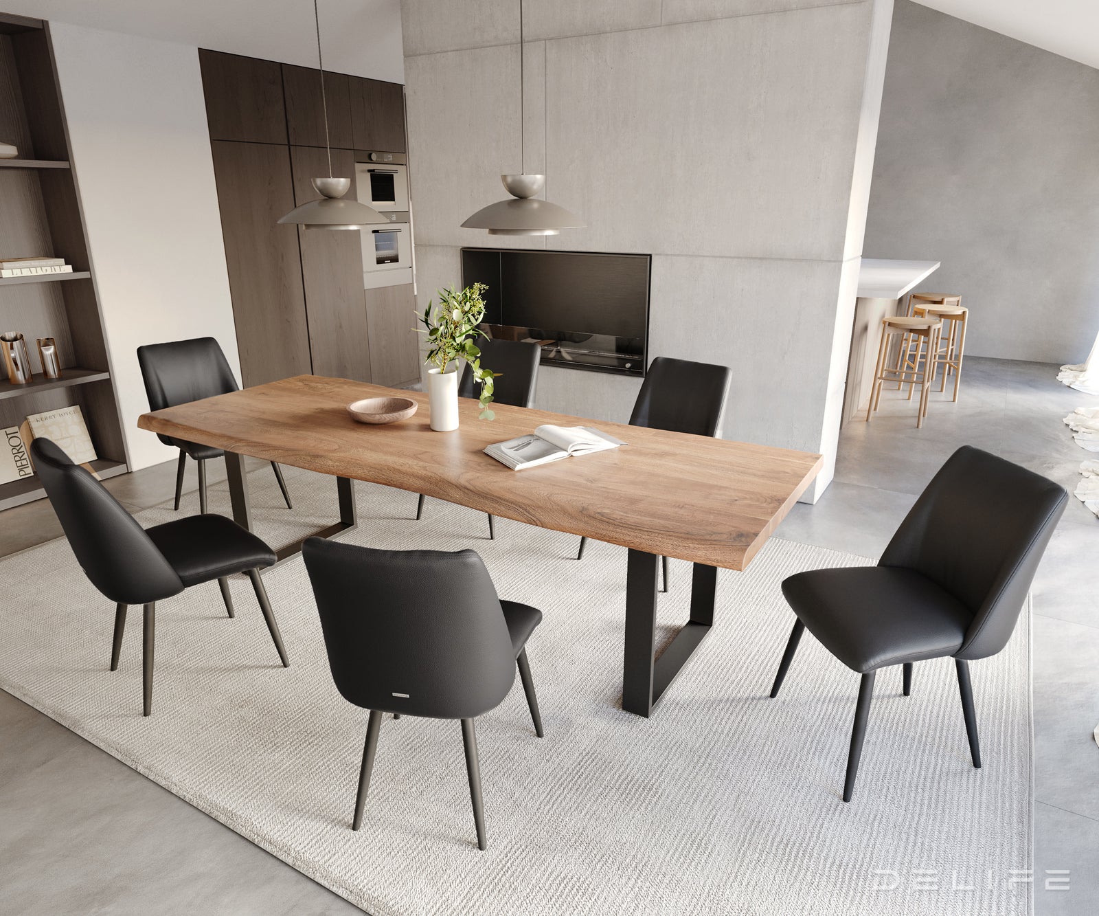 Blagovaonska stolica Elso, Materijal: koža